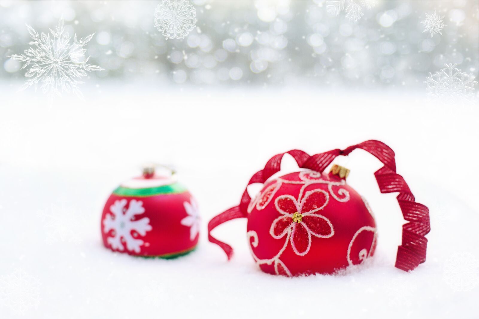 Canon EF 50mm F1.4 USM sample photo. Christmas ornaments, red, bulbs photography