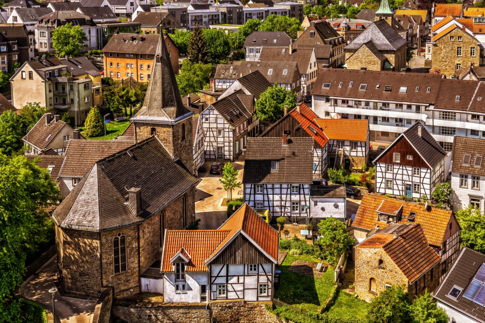 Nikon D3300 sample photo. City, houses, small town photography