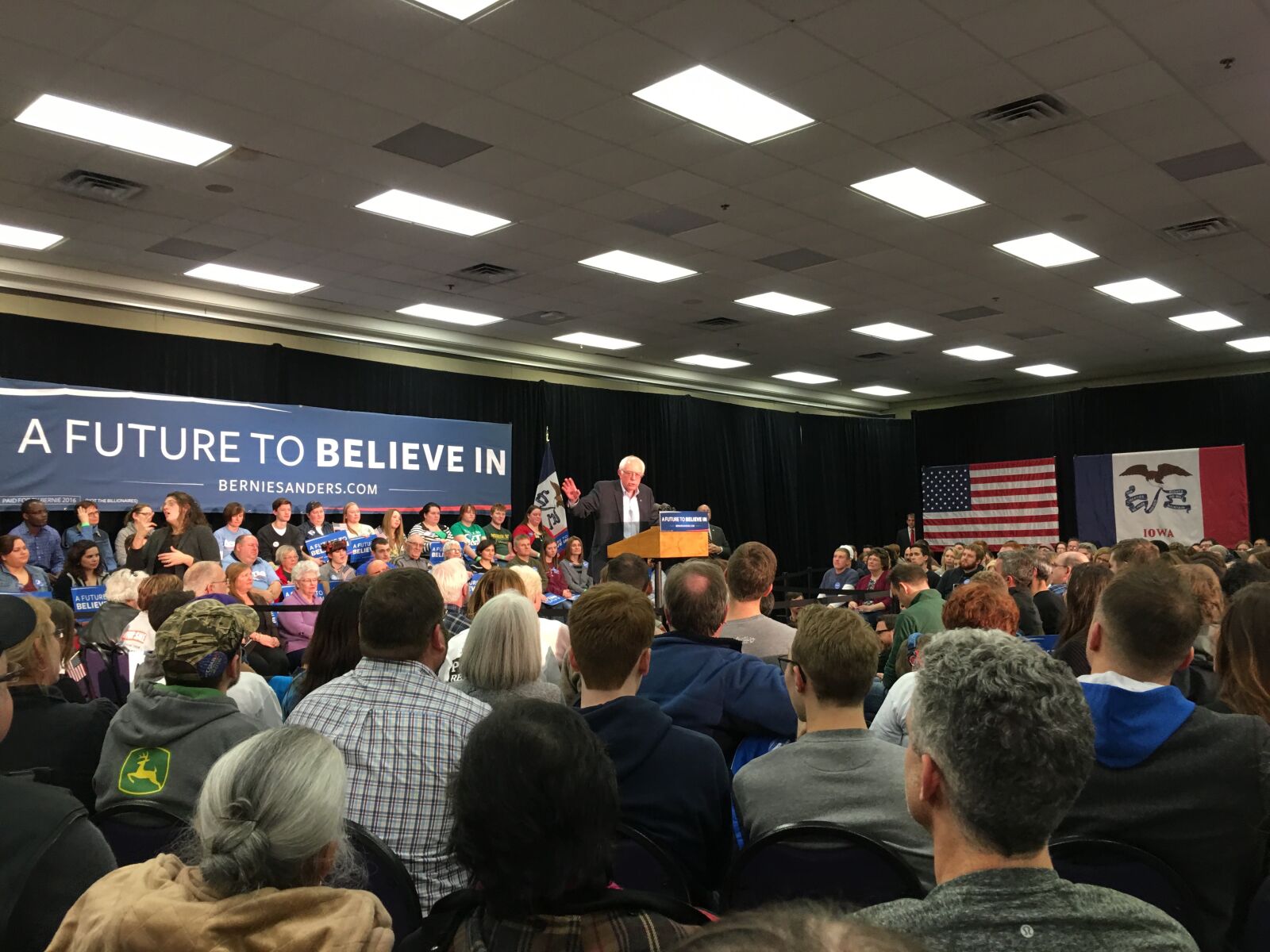 Apple iPhone 6s Plus sample photo. Bernie, sanders, feel, the photography