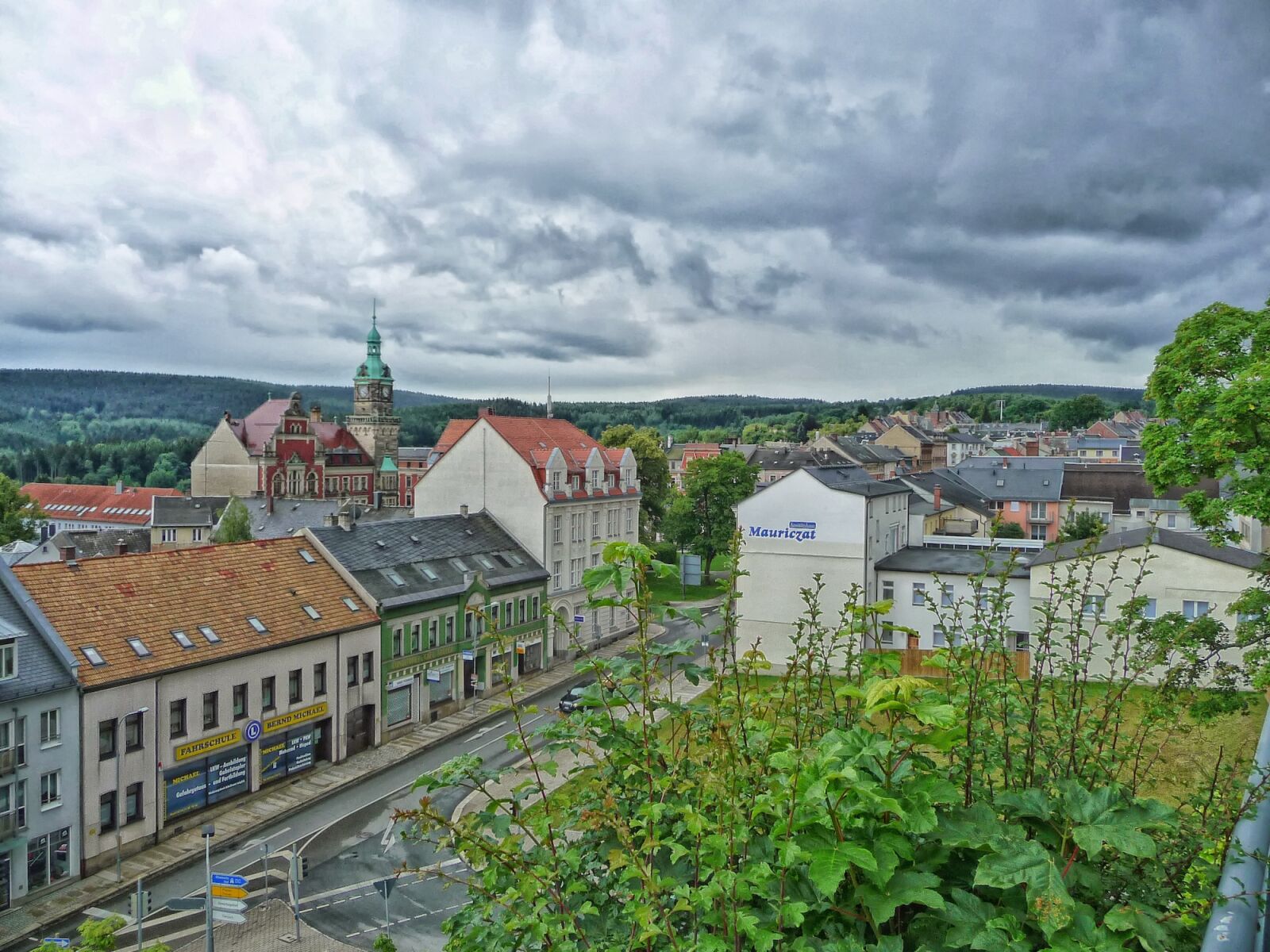 Panasonic Lumix DMC-TZ5 sample photo. Falkenstein, germany, town photography