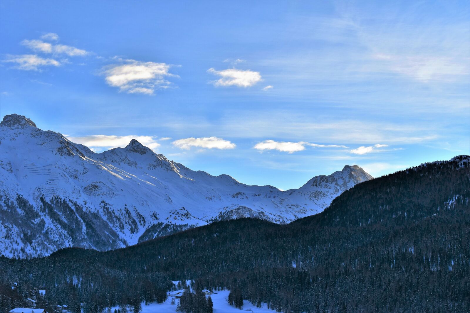 Nikon D5500 sample photo. Winter, mountains, ski area photography