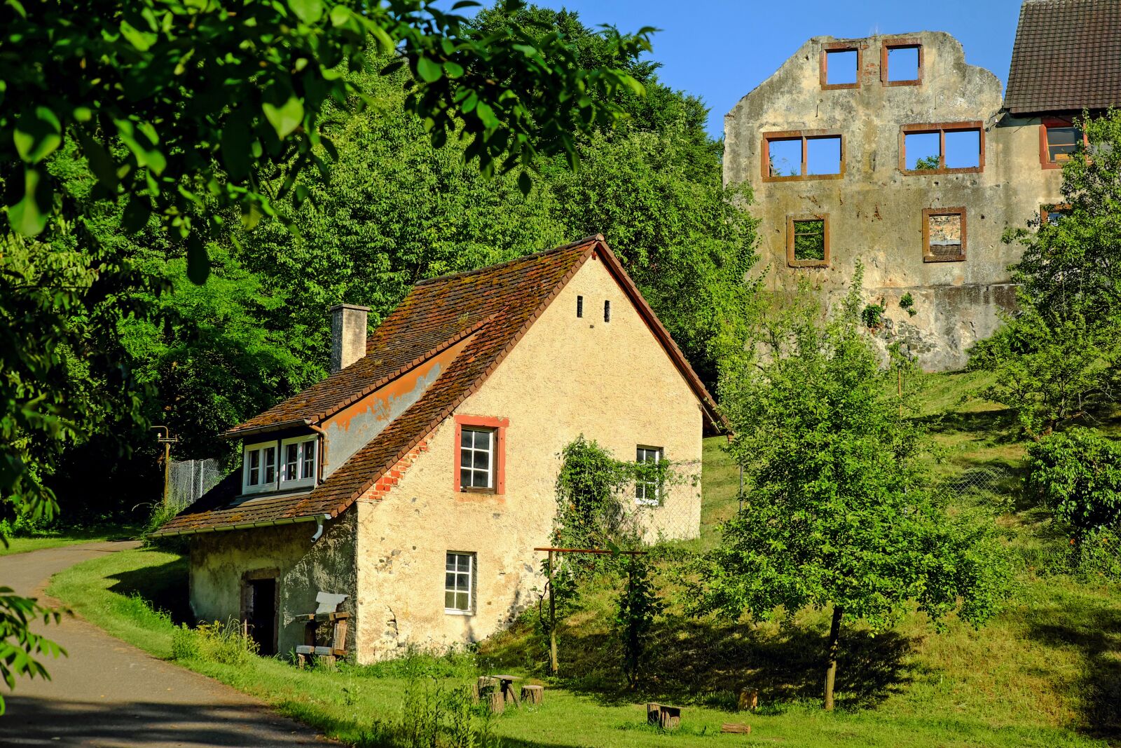 Fujifilm X-T10 + Fujifilm XC 50-230mm F4.5-6.7 OIS sample photo. Castle sponeck, height burg photography