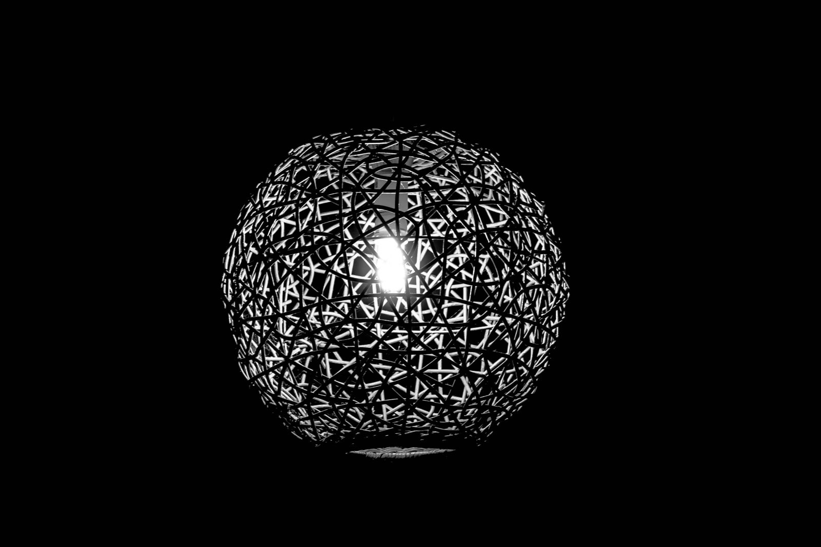 Nikon D3100 sample photo. Light, ball, night photography
