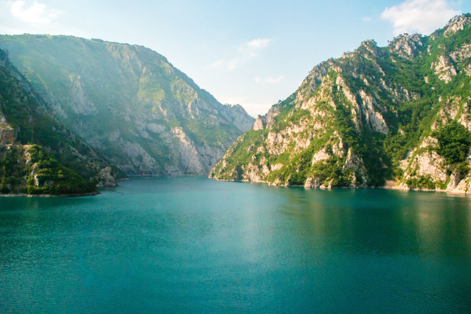 Nikon D3100 sample photo. Piva lake, montenegro, beautiful photography