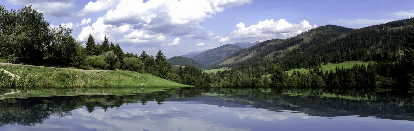 Sony Cyber-shot DSC-RX100 sample photo. Mountains, lake, reflection photography