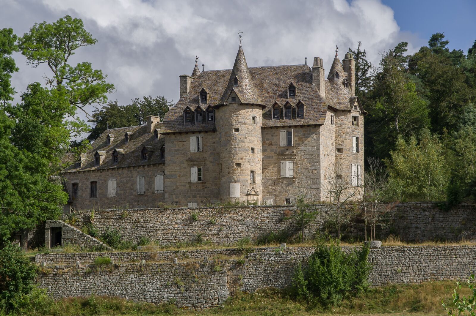 Pentax KP sample photo. France, lozère, castle photography