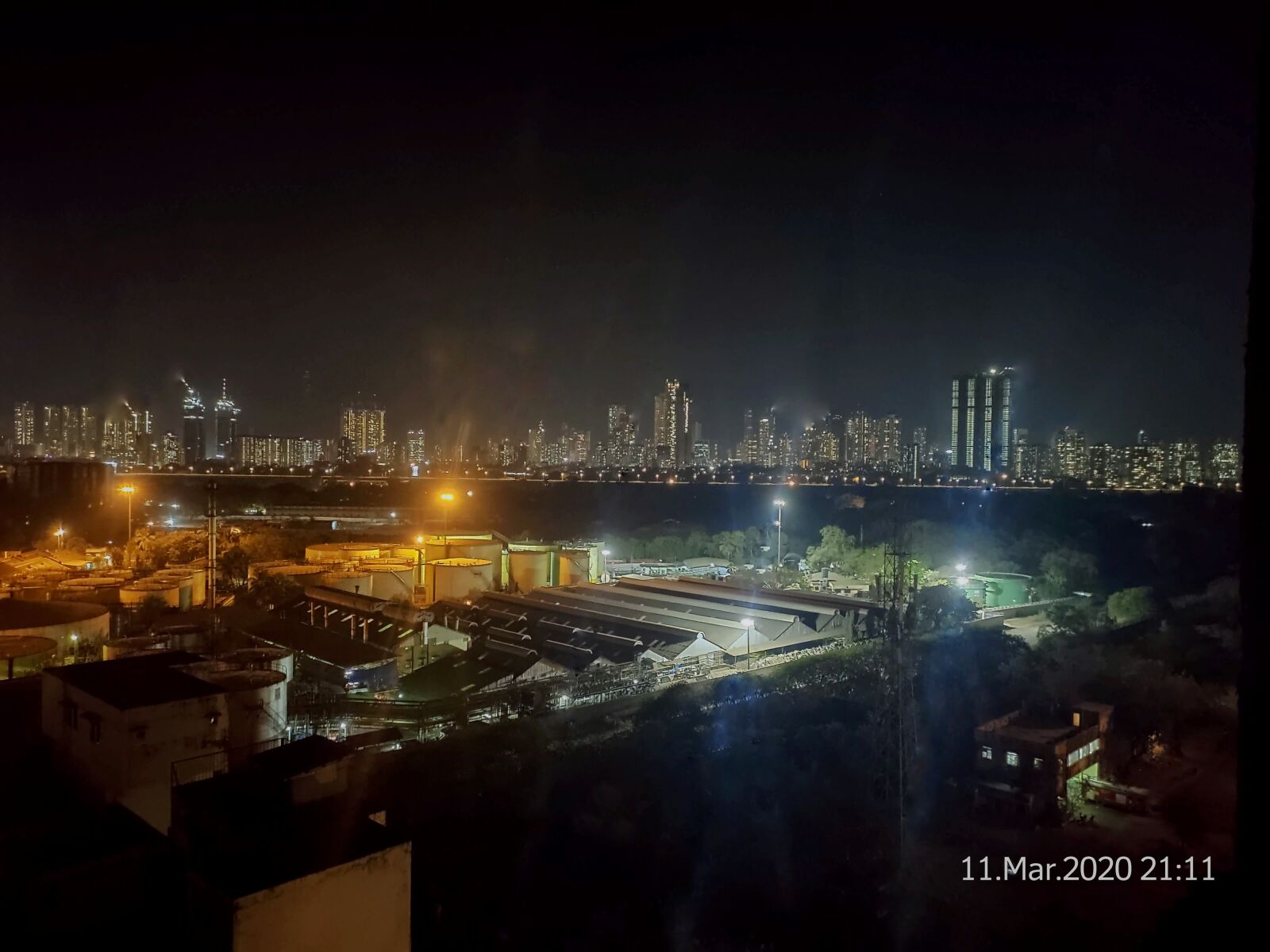 ASUS I01WD sample photo. Night, skylines, mumbai photography