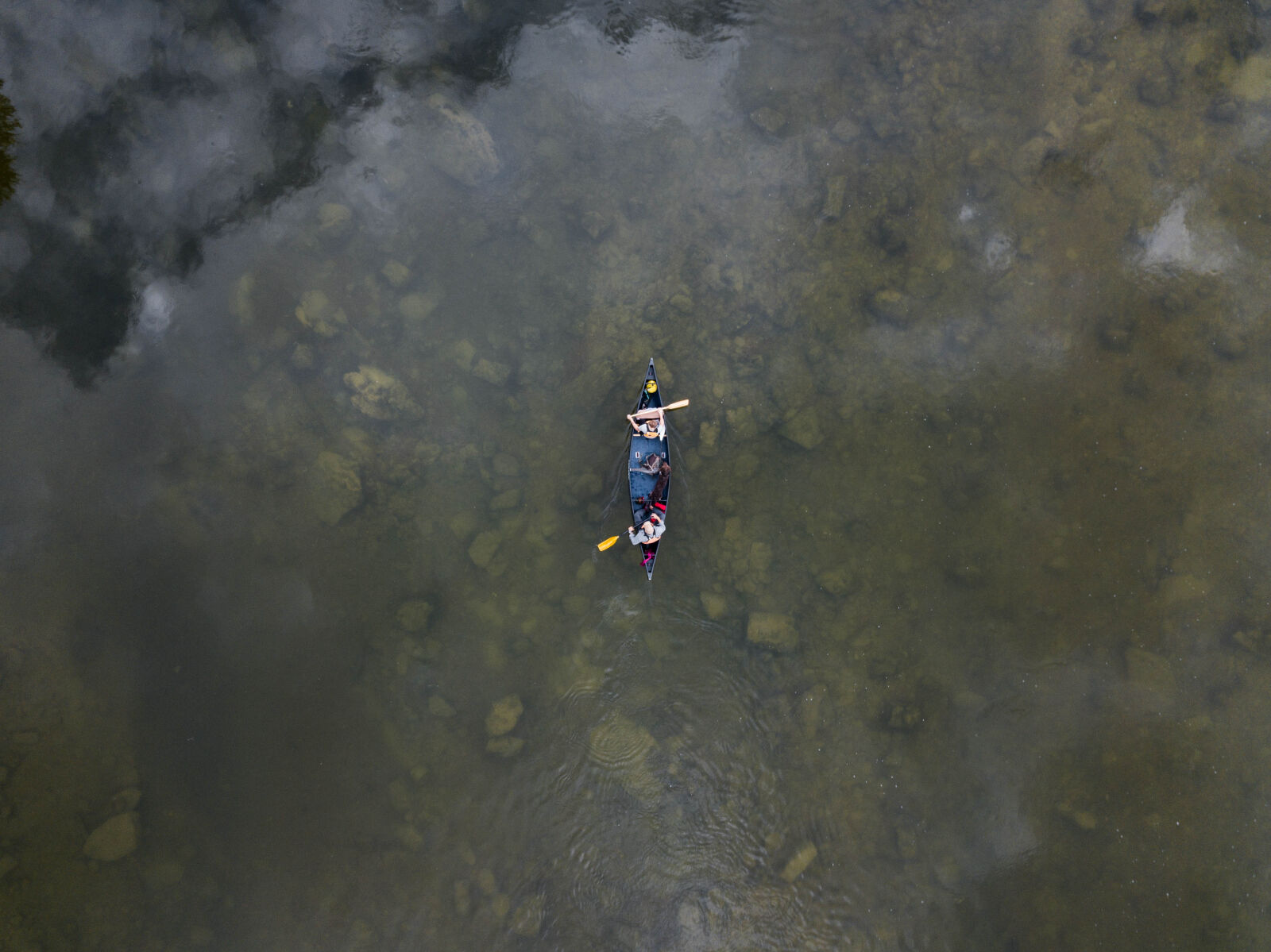 DJI FC220 sample photo. Canoe, drone, shots, forest photography