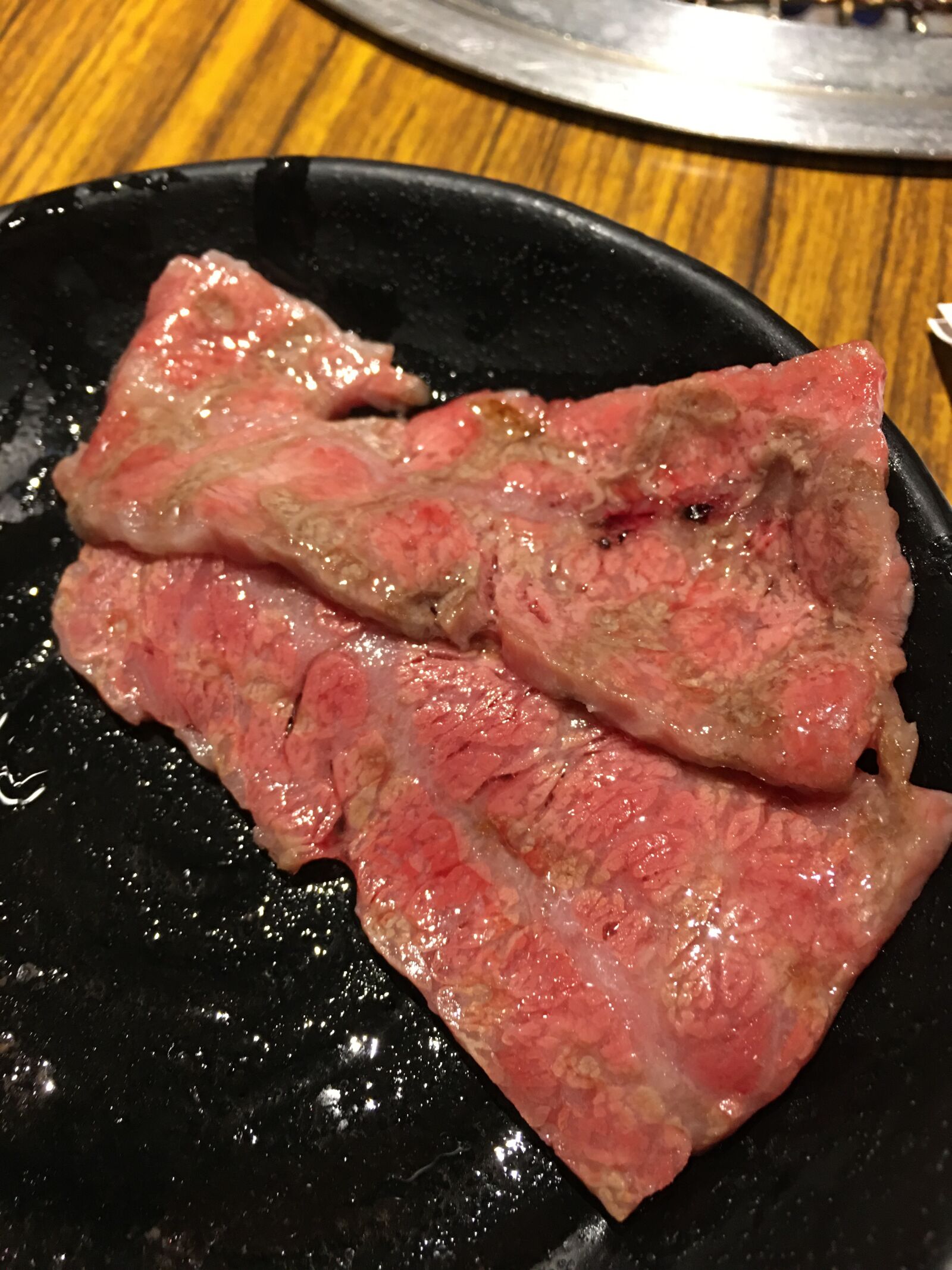 iPhone 6s Plus back camera 4.15mm f/2.2 sample photo. A5, beef, bbq photography