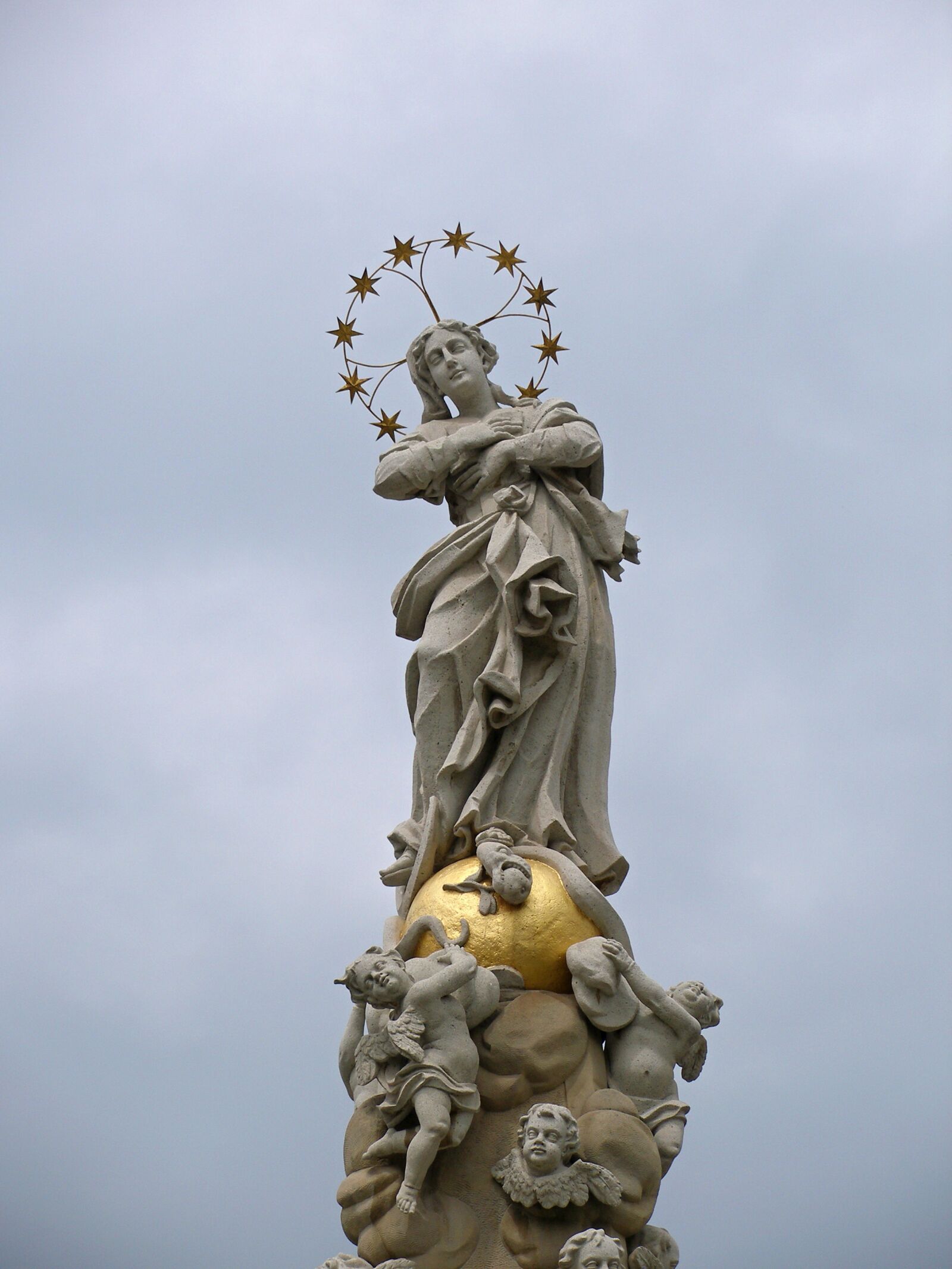 Olympus C70Z,C7000Z sample photo. Mary, faith, the statue photography