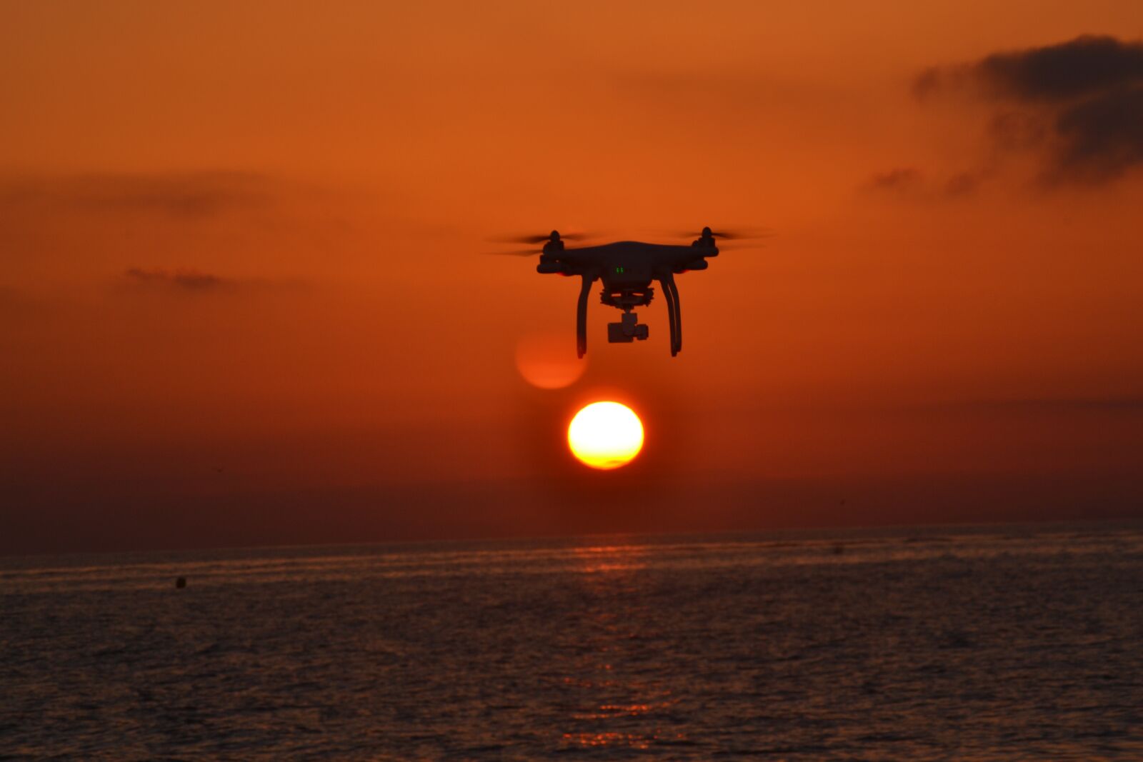 Nikon D3100 sample photo. Drone, sunset, sea photography