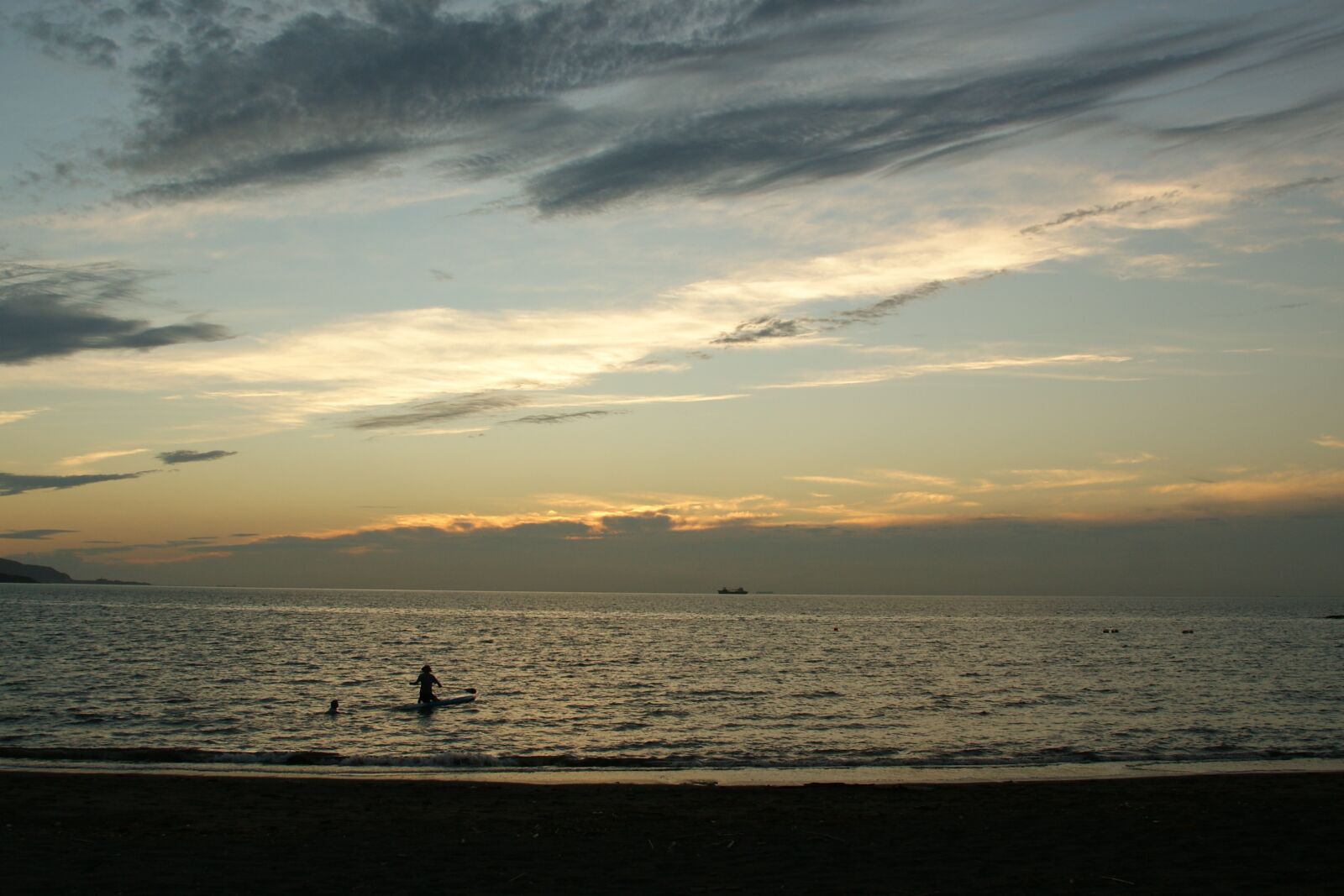 Sony Alpha DSLR-A350 sample photo. Sea, sunset, sky photography