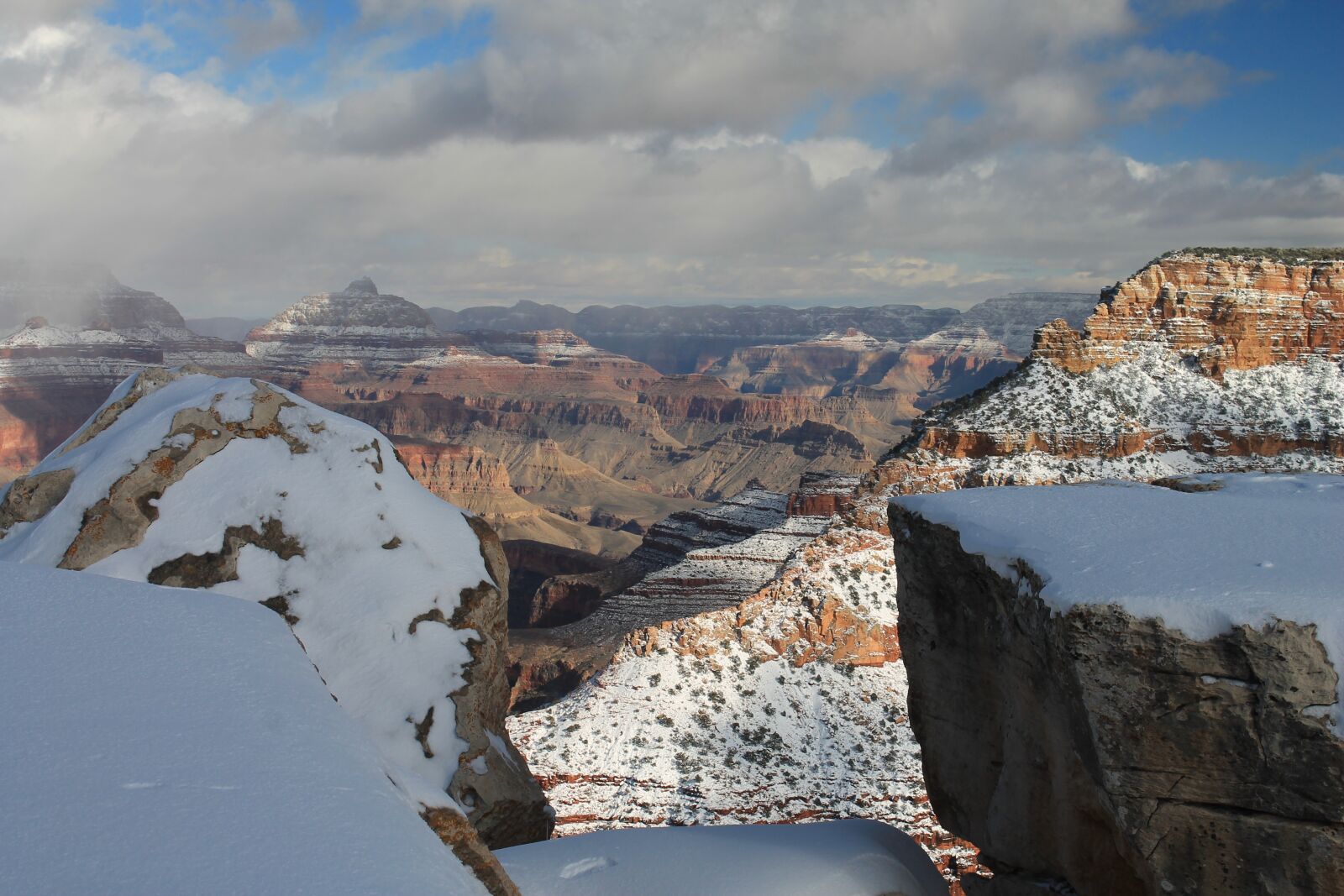 Canon EOS 1100D (EOS Rebel T3 / EOS Kiss X50) sample photo. Grand canyon, winter, canyon photography