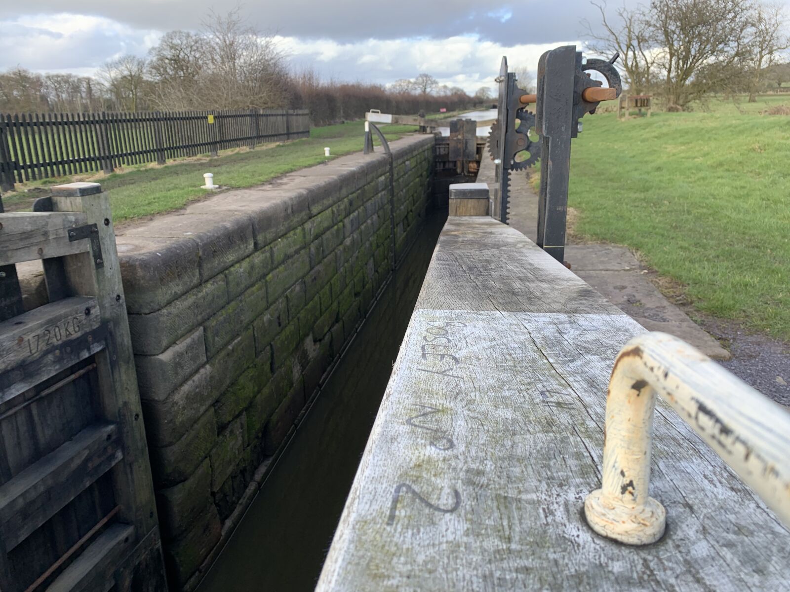 Apple iPhone XR sample photo. Lock, canal, narrowboat photography