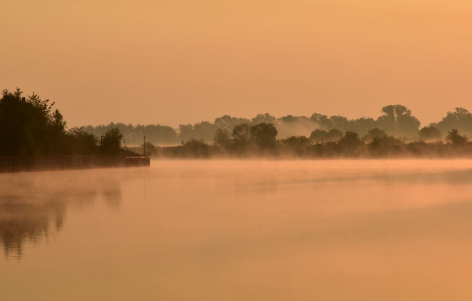 Nikon D5600 sample photo. River landscape, river, fog photography