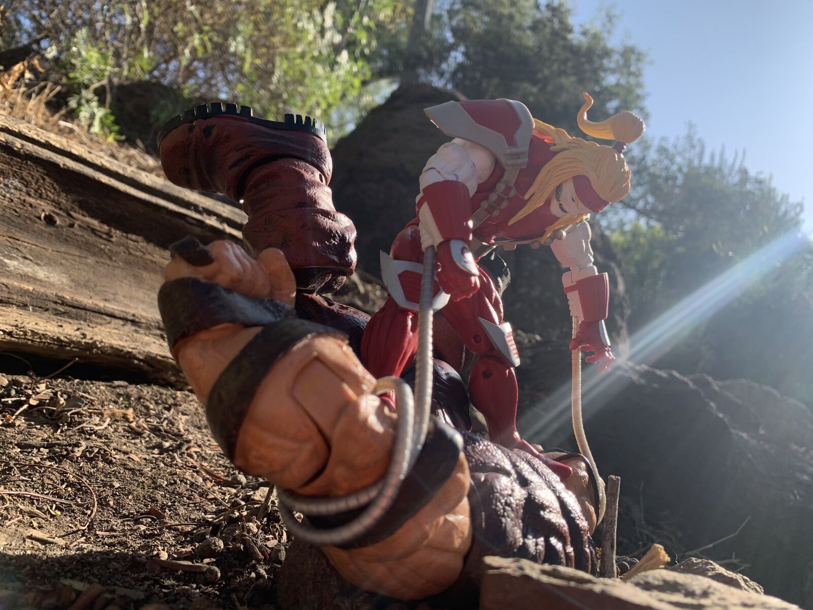 iPhone XS Max back dual camera 4.25mm f/1.8 sample photo. Toy, x-men photography