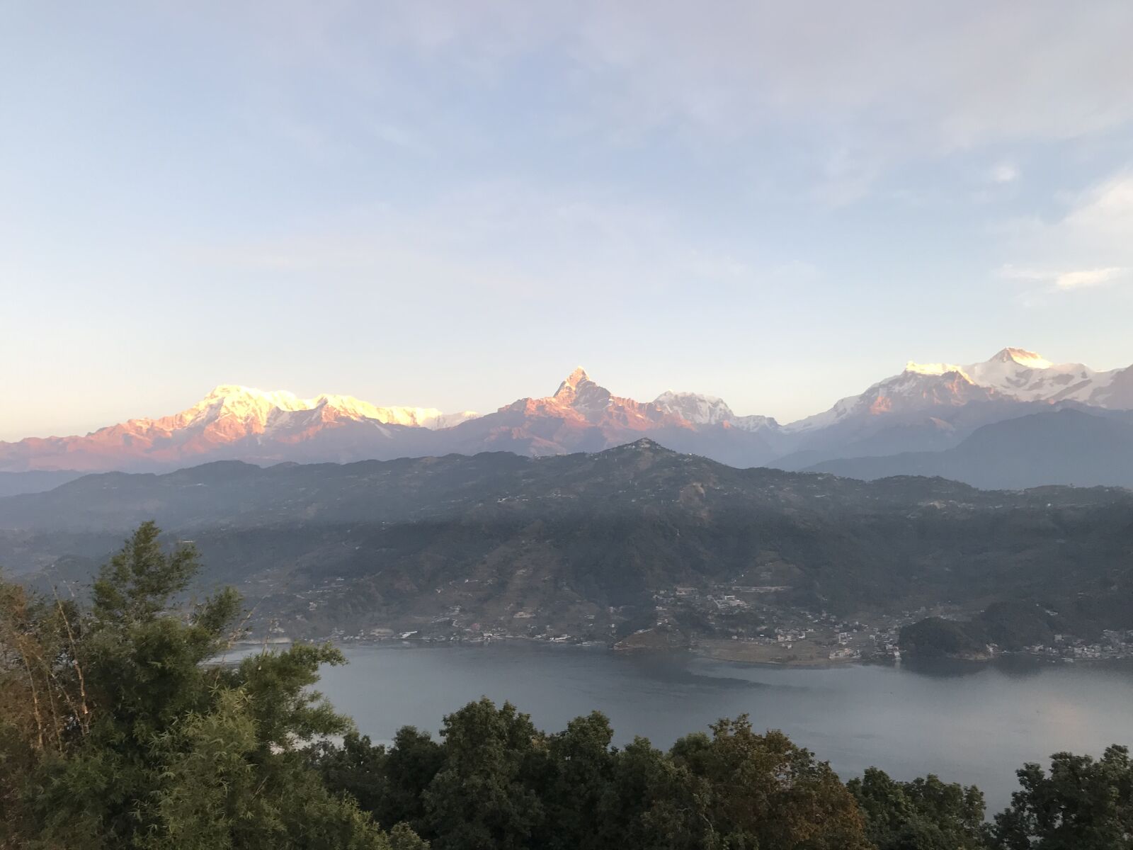 iPhone 7 back camera 3.99mm f/1.8 sample photo. Phewa lake, pokhara, nepal photography