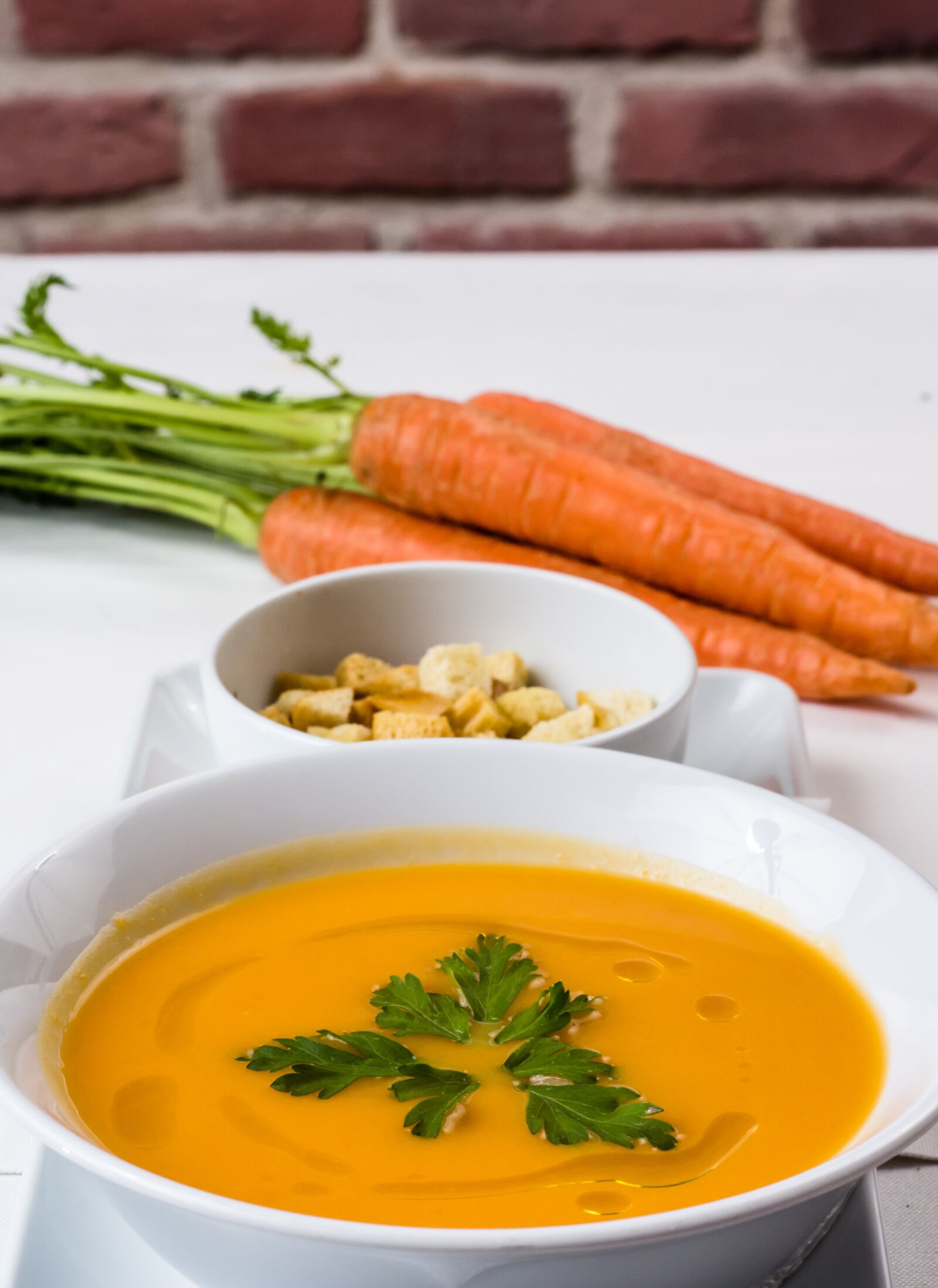 Nikon D7200 sample photo. Carrots soup, fresh soup photography