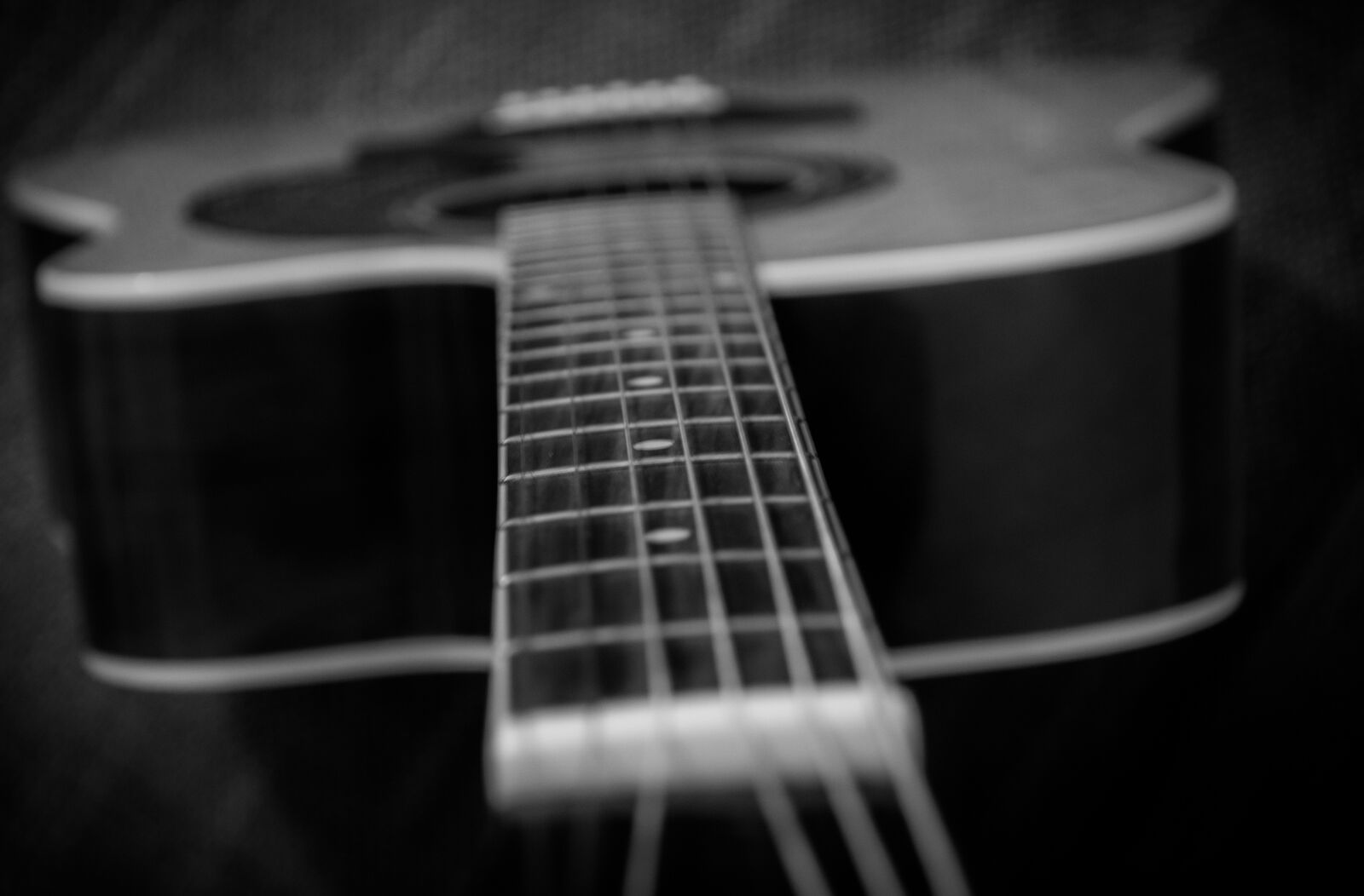 Nikon D3300 sample photo. Guitar, black, white photography