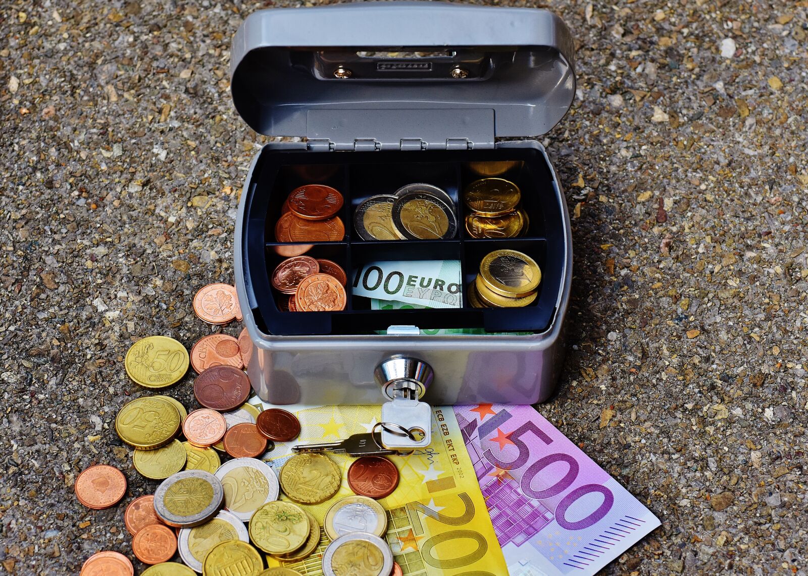 Nikon D7200 sample photo. Cashbox, money, currency photography