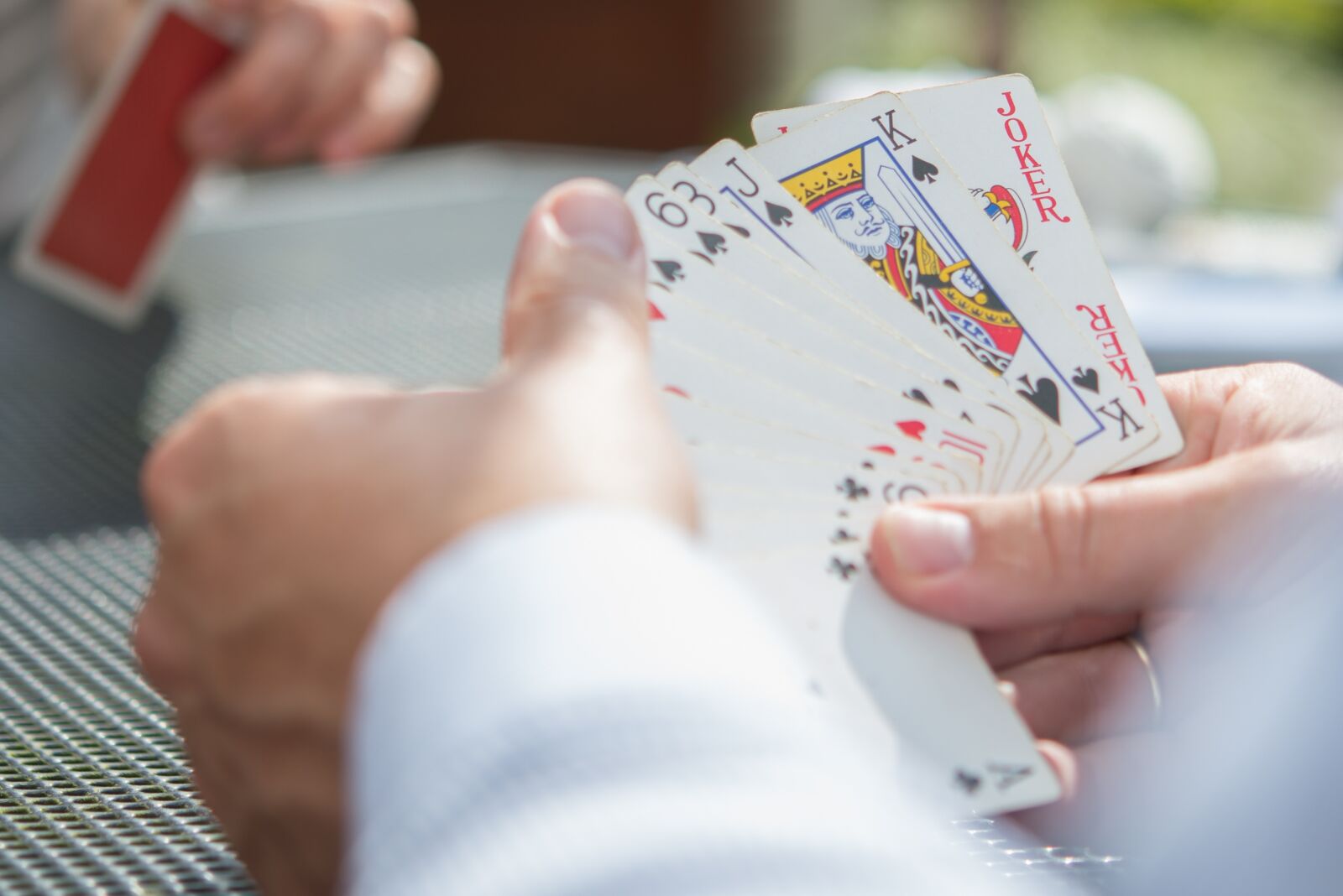 Nikon D600 sample photo. Playing, cards, hands photography