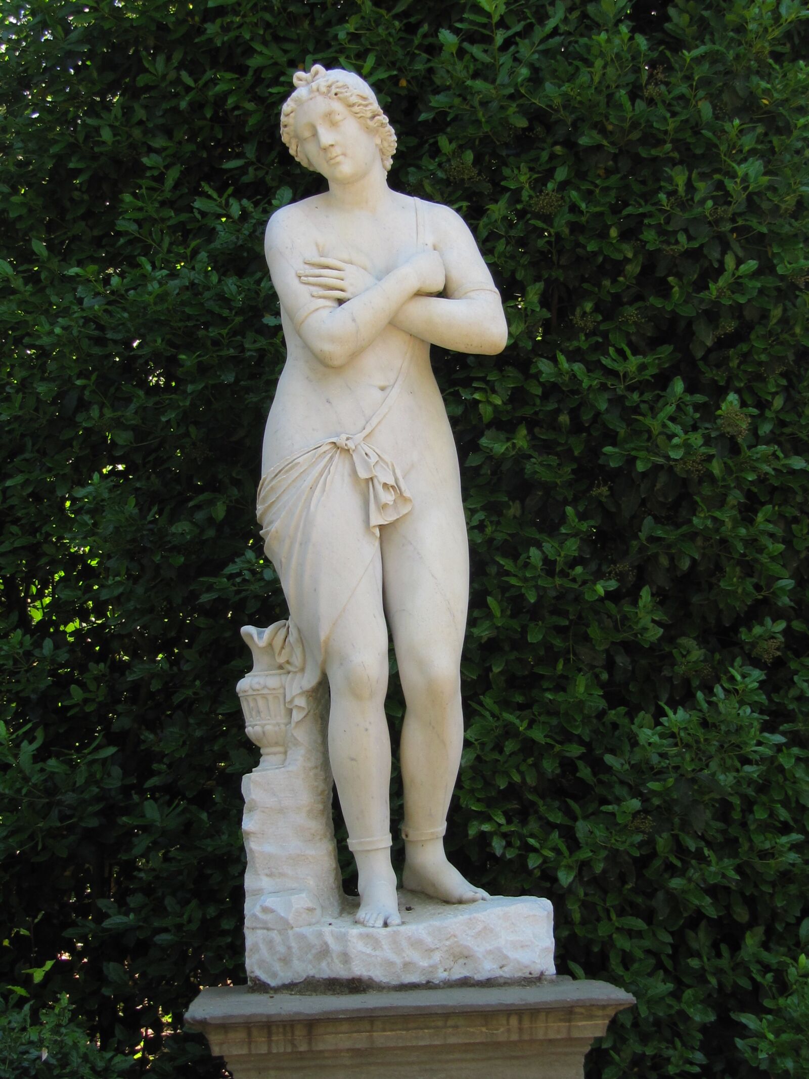 Canon PowerShot SX200 IS sample photo. Florence, boboligarten, statue photography