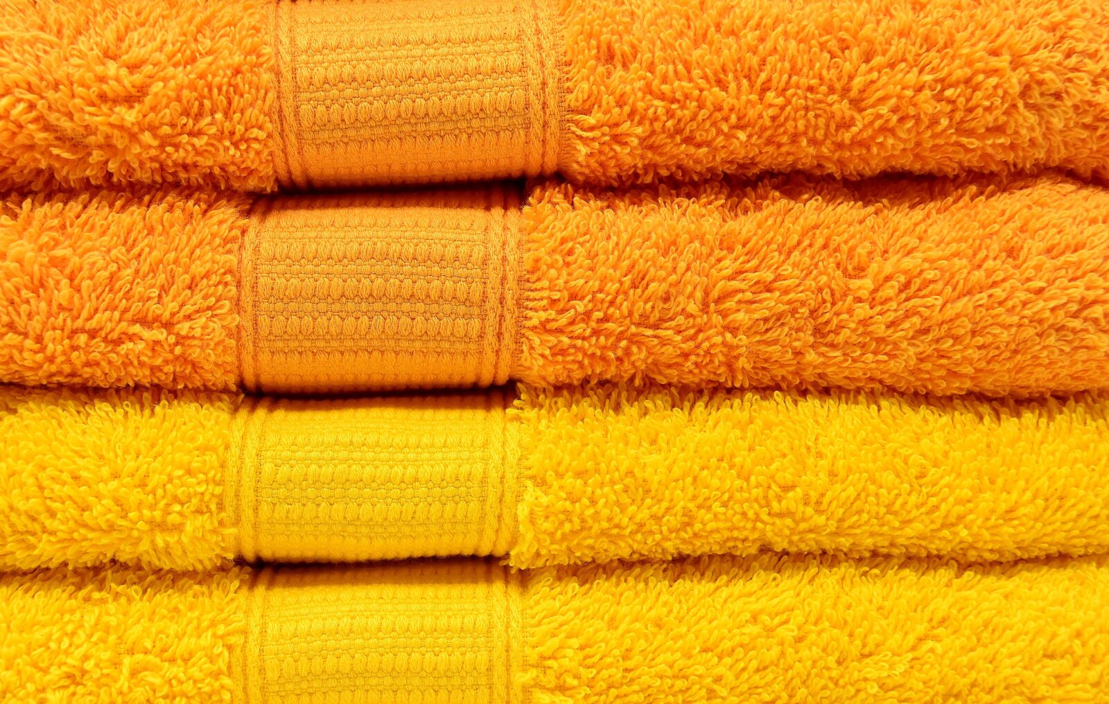 Nikon D7200 sample photo. Towels, yellow, orange photography