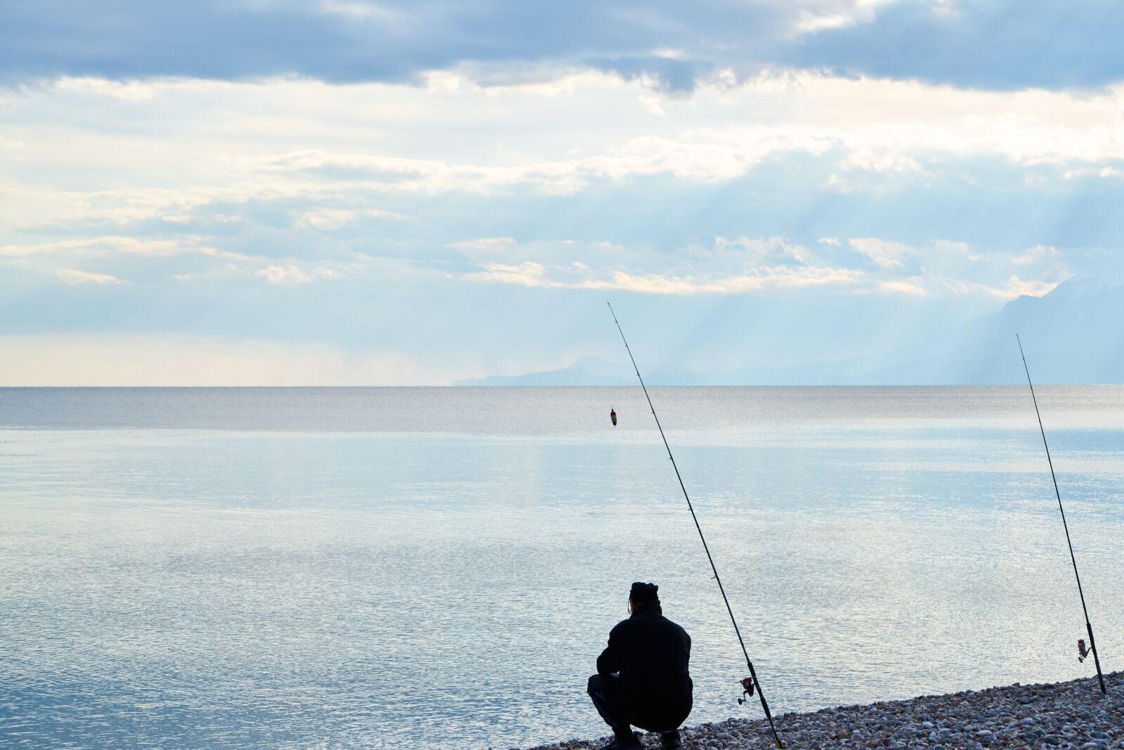 Sony a7R II sample photo. Fisherman, fishing rod, toys photography