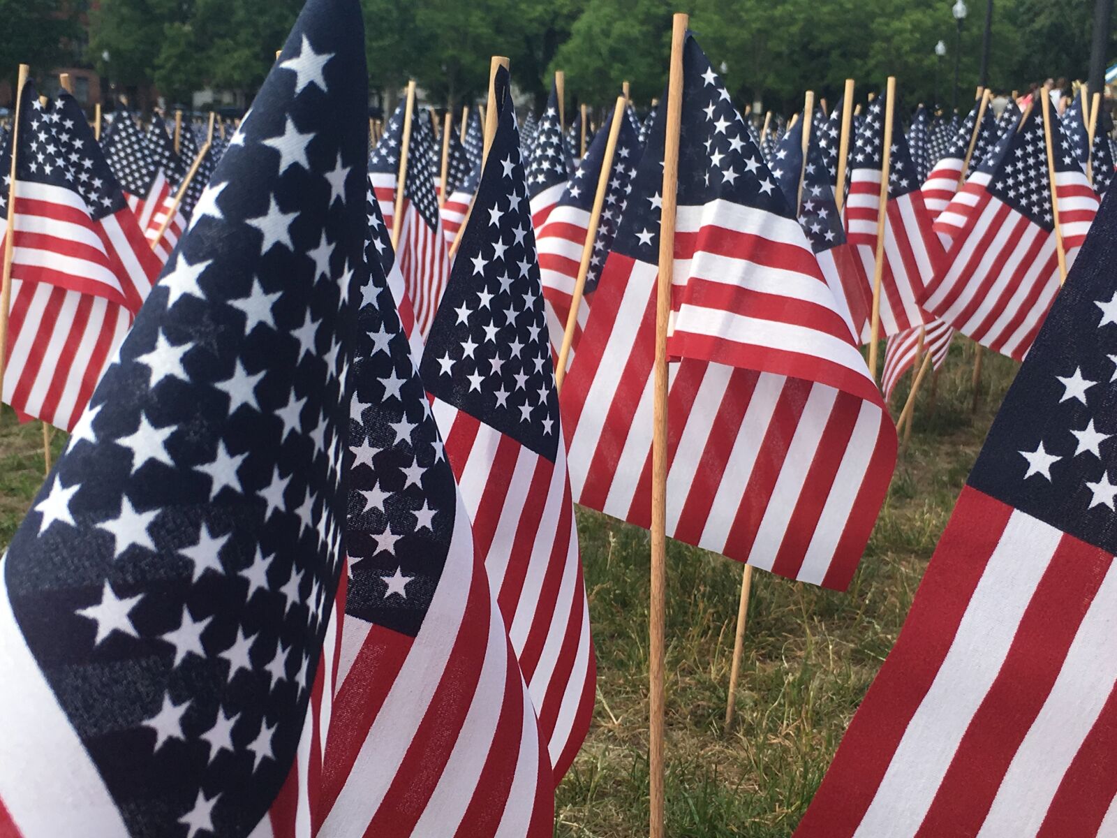 Apple iPhone 6s Plus sample photo. Flag, usa, memorial day photography