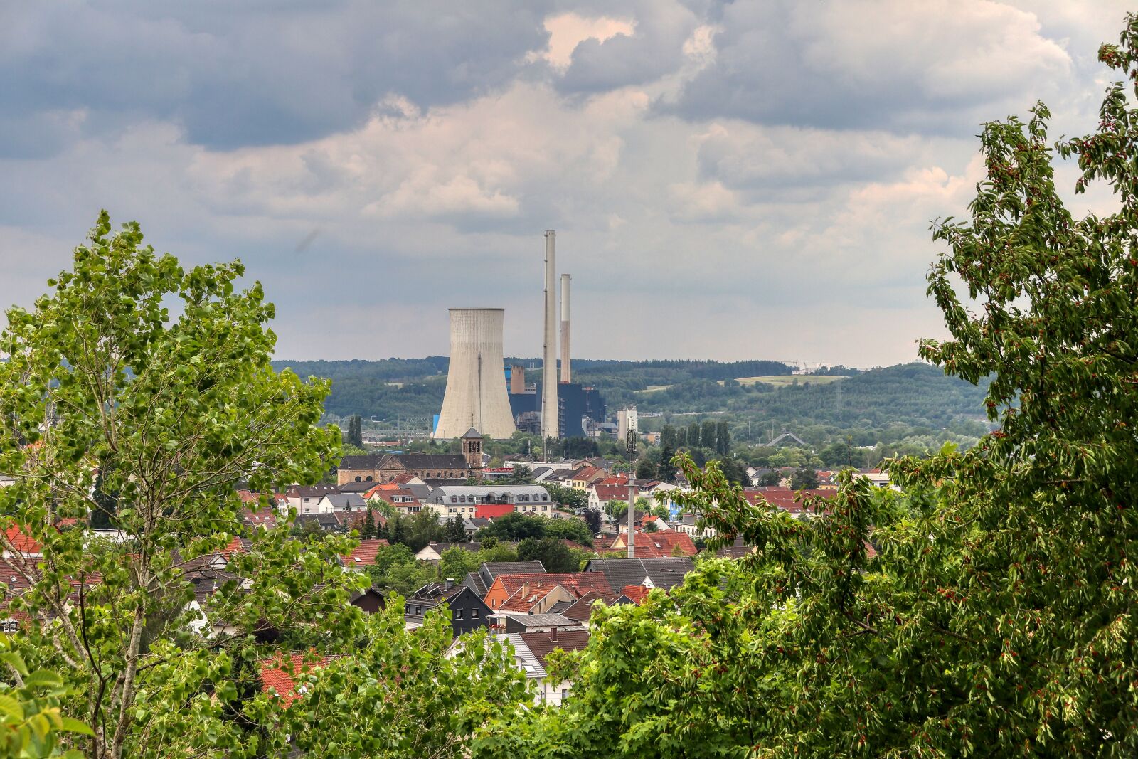 Canon EOS 80D sample photo. Power plant, coal fired photography