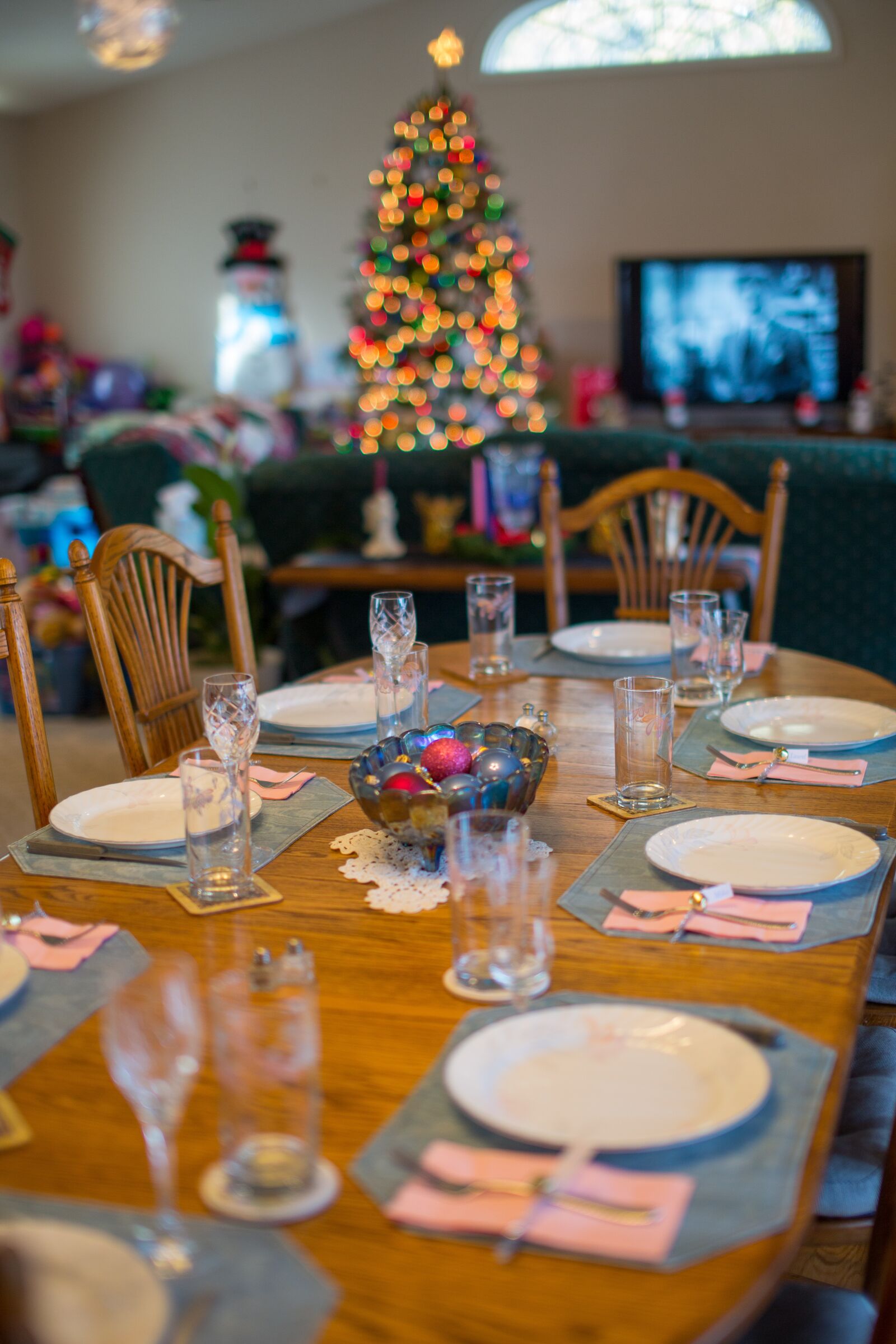 Canon EOS 5D Mark III sample photo. Christmas, dinner, table photography