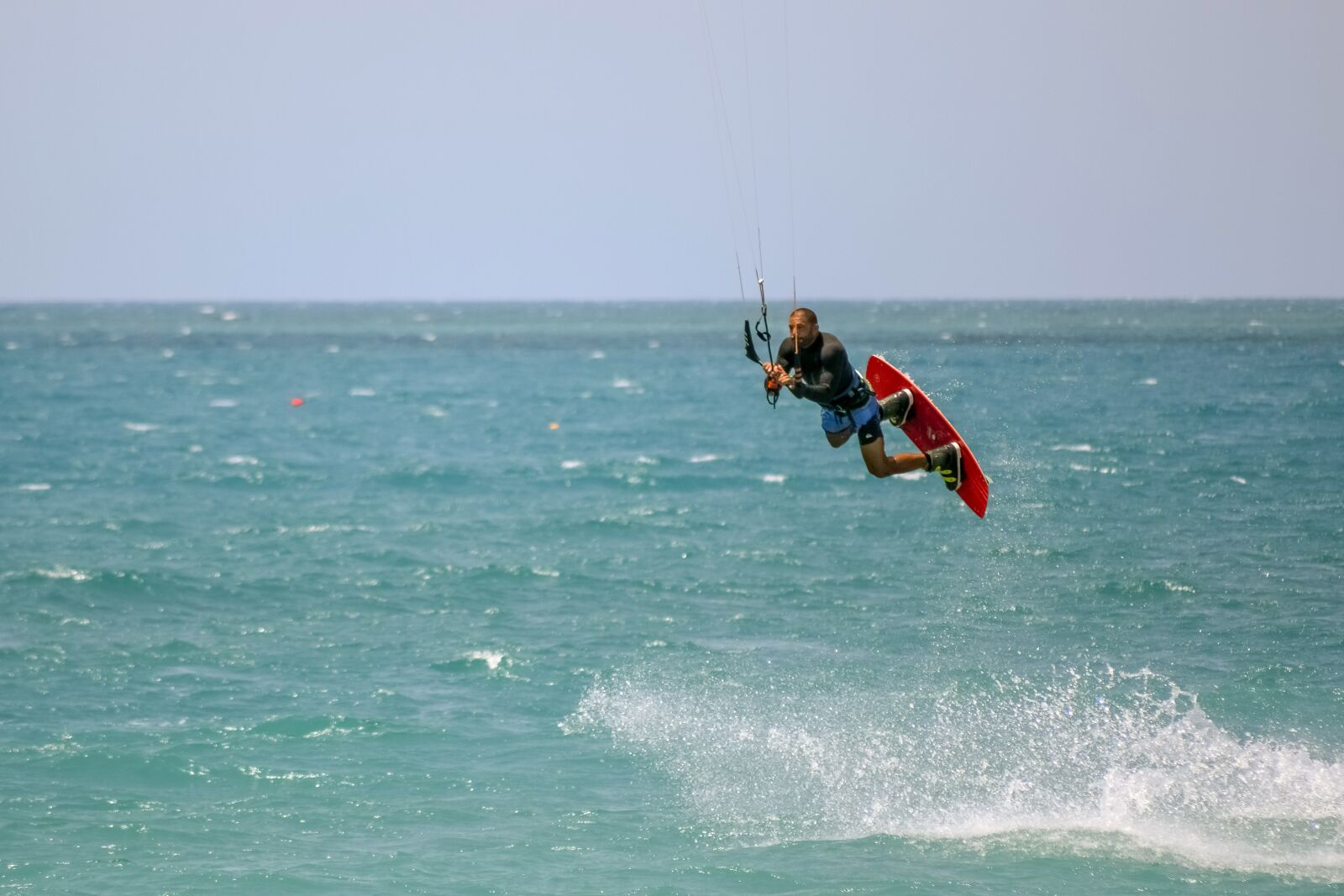 Nikon D3300 sample photo. Kitesurfing, jumping, figure photography