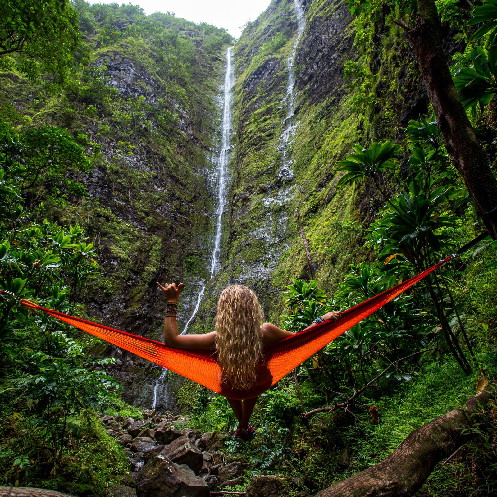 Canon EOS 6D + Canon EF 17-40mm F4L USM sample photo. Adventure, forest, hammock photography