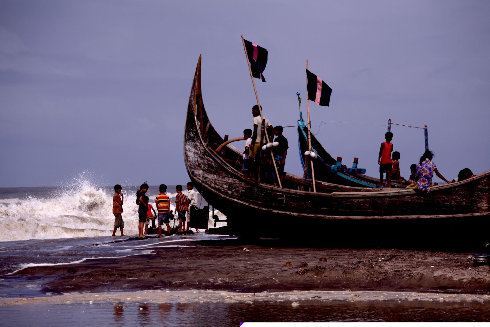 Canon EOS 5D sample photo. Fishing, children, water photography