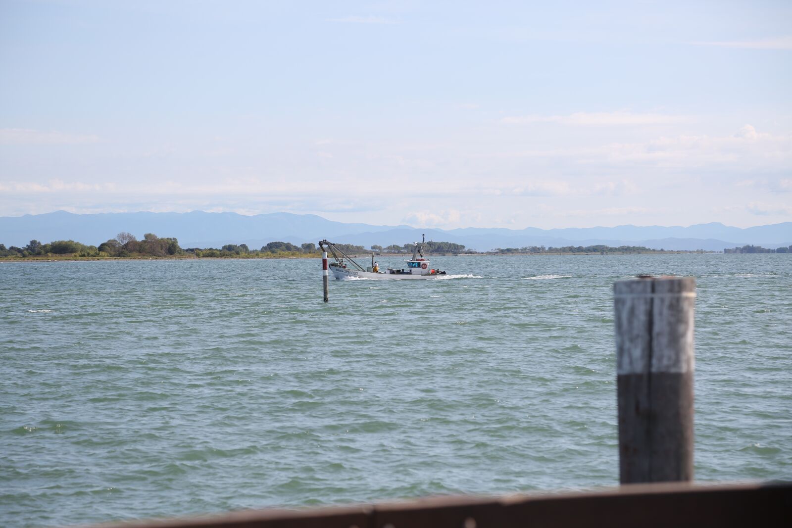 Canon EF 24-105mm F4L IS USM sample photo. Boat, sea, sky photography