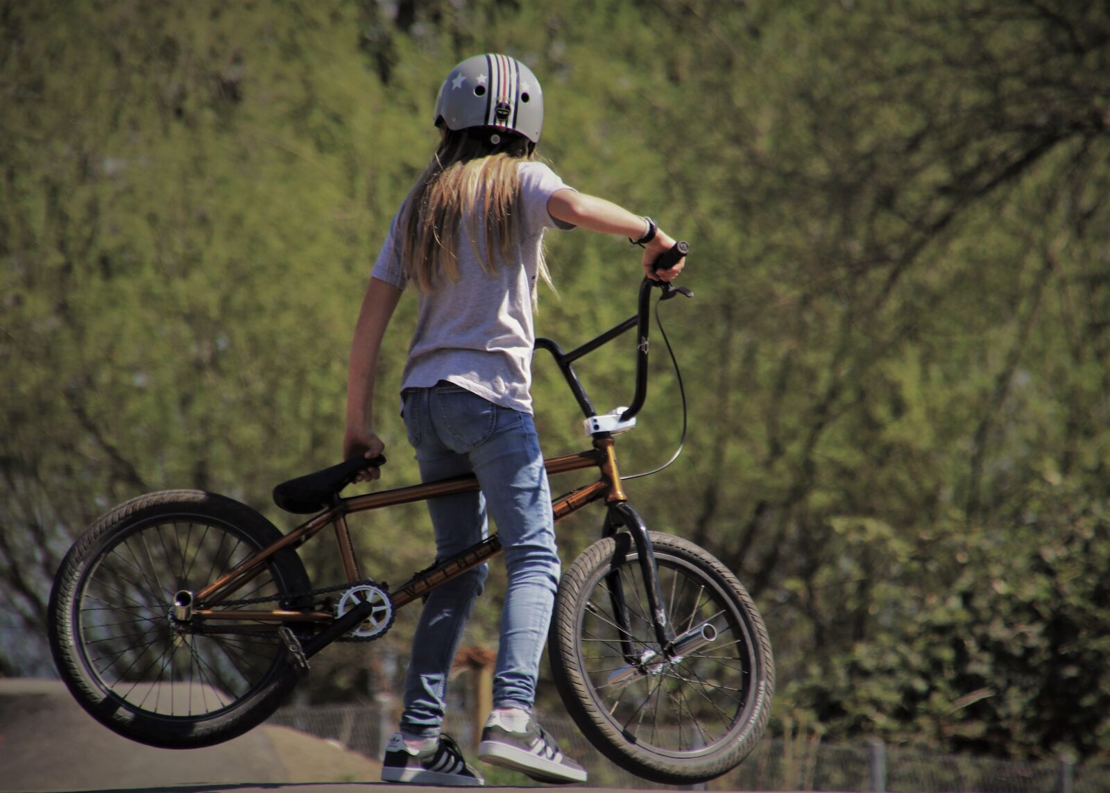 Canon EOS 80D sample photo. Bike, bmx, the silhouette photography