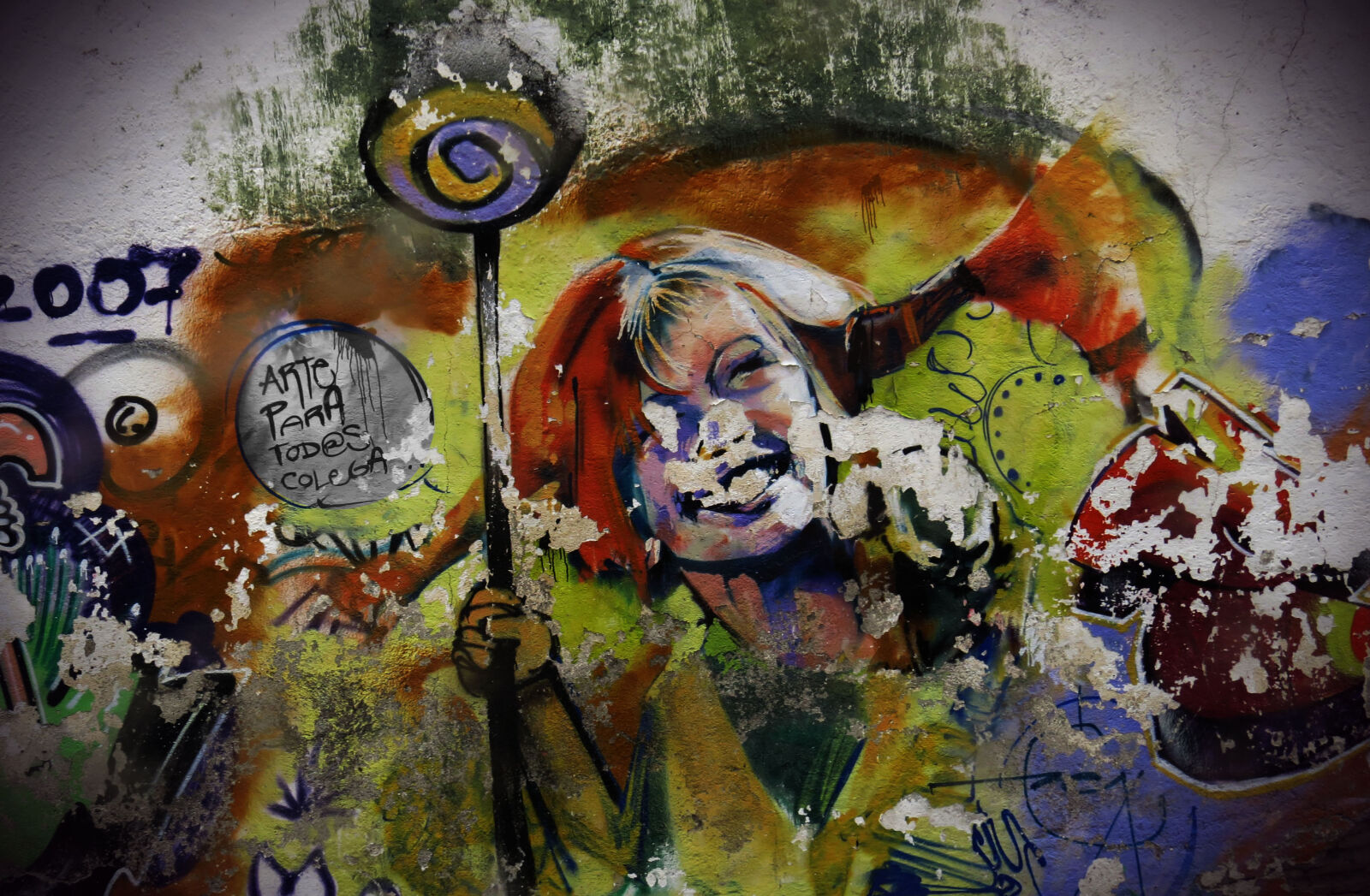 Canon PowerShot SX50 HS sample photo. Art, colors, graffiti, street photography