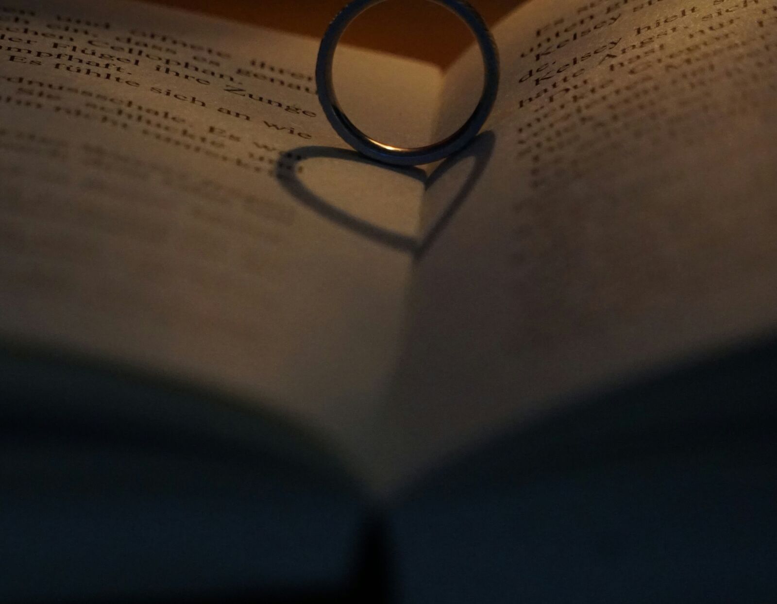 Sony a6000 sample photo. Heart, book, ring photography