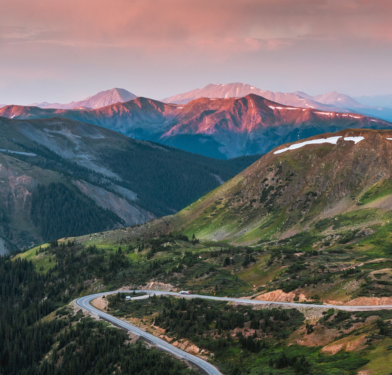 Tamron 28-75mm F2.8 Di III RXD sample photo. Mountains, mountain range, sunset photography