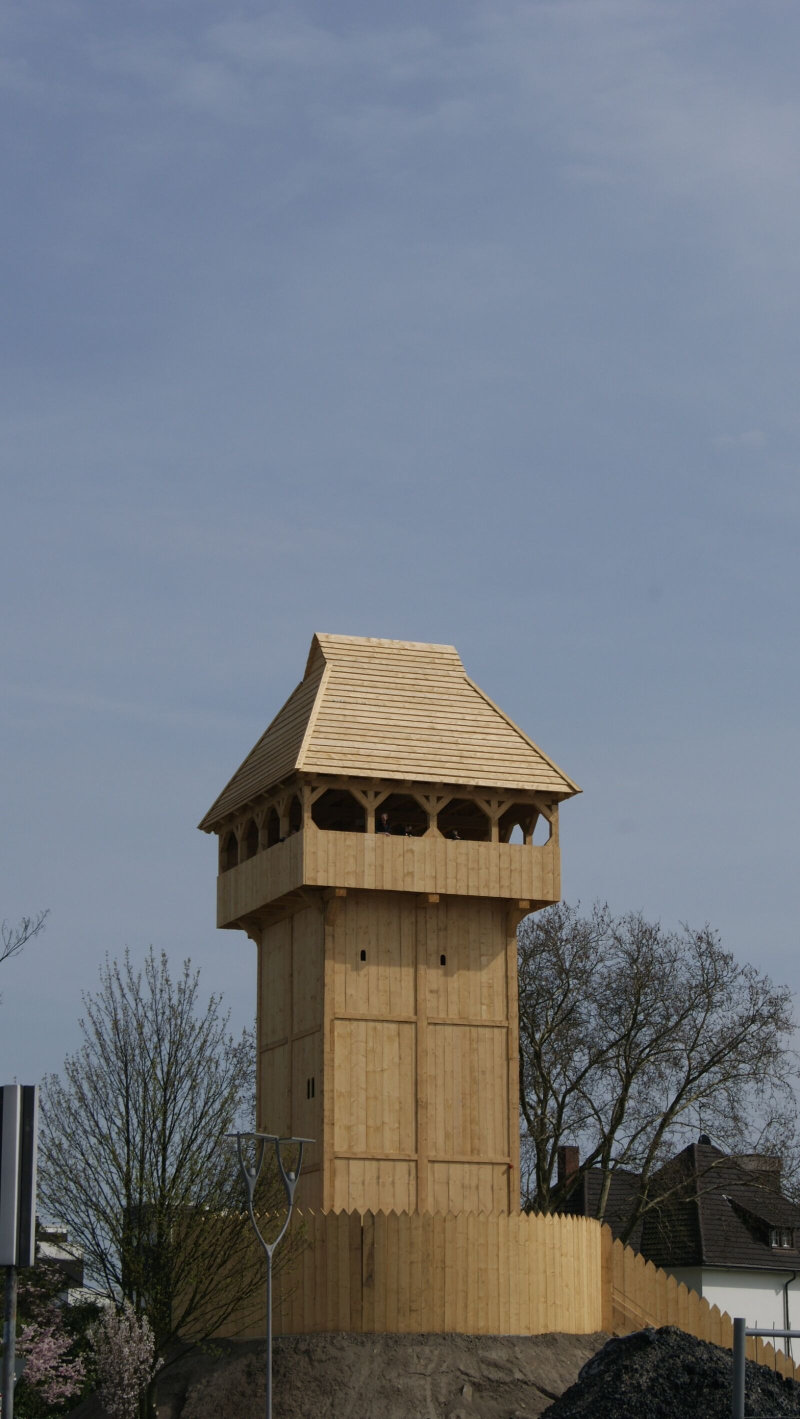 Sony Alpha DSLR-A230 sample photo. Tower, wood, wooden tower photography