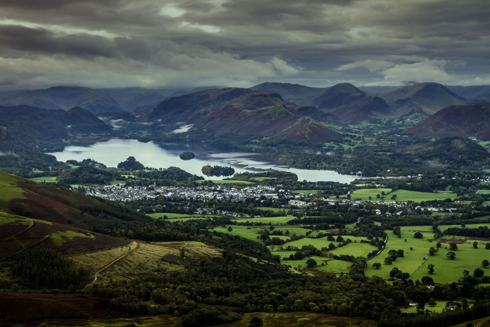 Canon EOS 7D + Canon EF 17-40mm F4L USM sample photo. Keswick, lake district, england photography