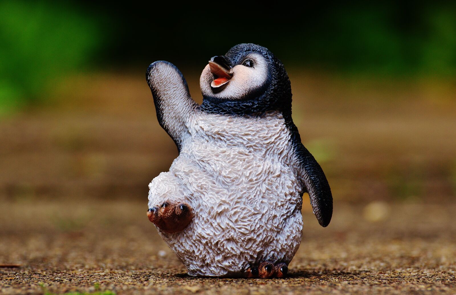 Nikon D3200 sample photo. Penguin, figure, cute photography