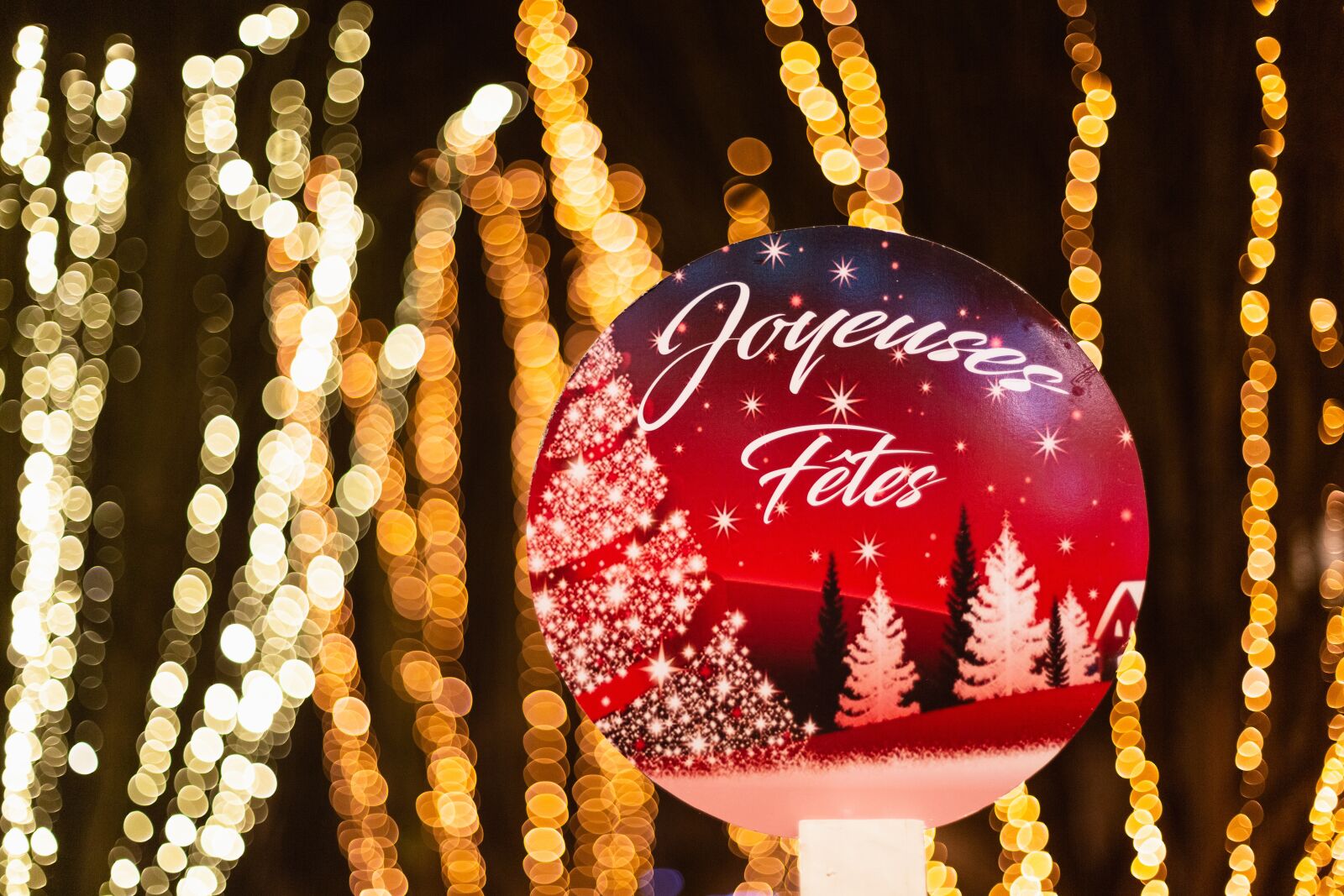 Canon EF 50mm F1.4 USM sample photo. Joyeusesfêtes, christmas, bokeh photography