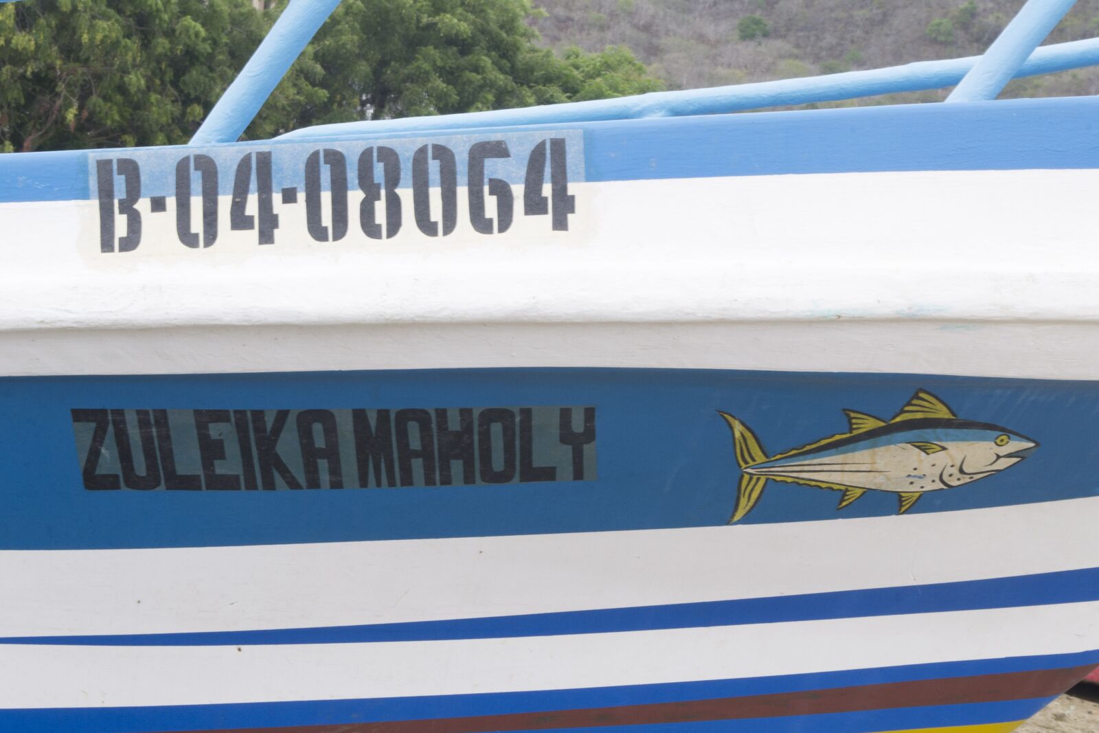 Nikon D3100 sample photo. Ecuador, lopez port, boat photography