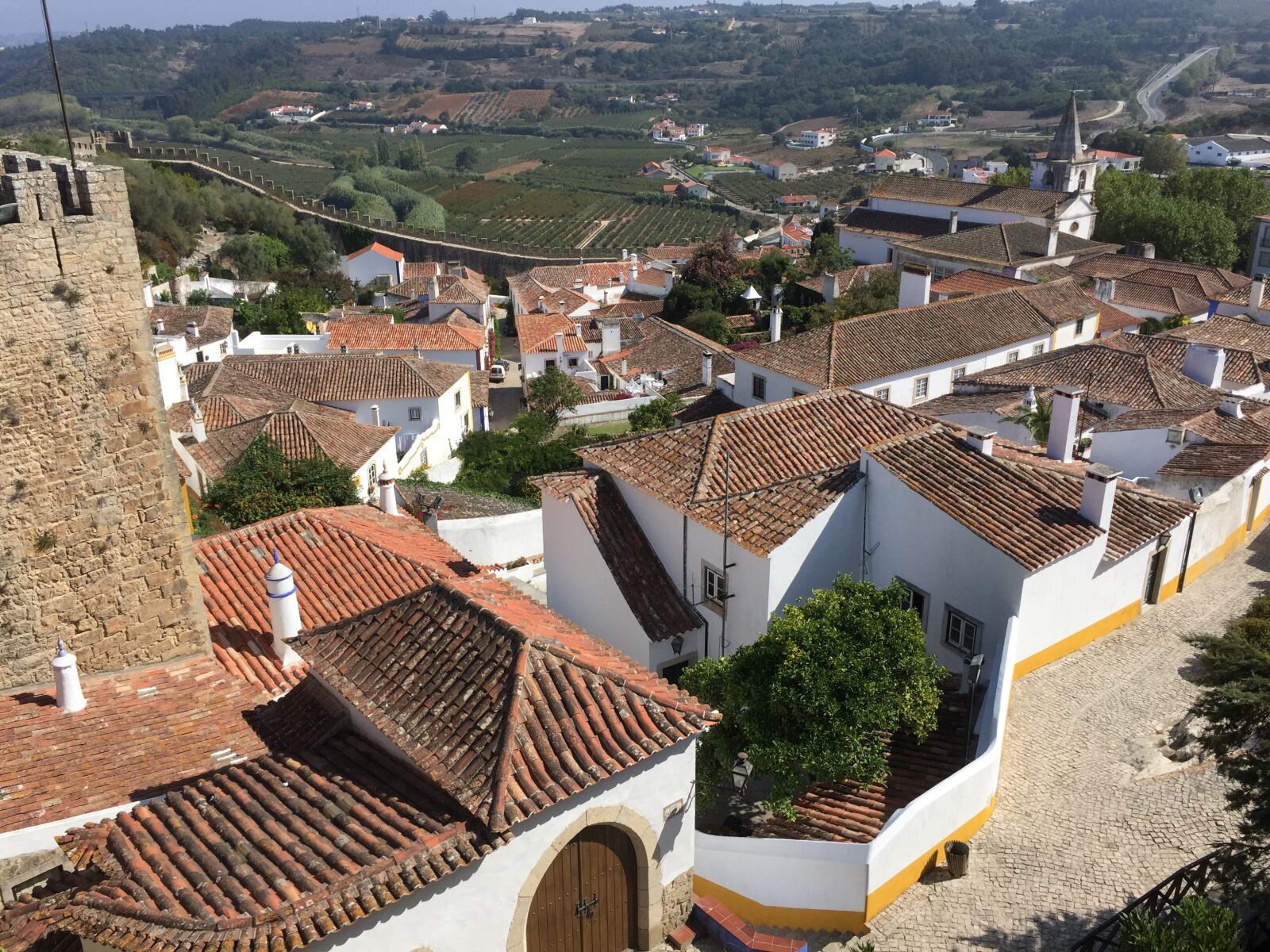 iPhone 6 Plus back camera 4.15mm f/2.2 sample photo. Village of obidos portugal photography