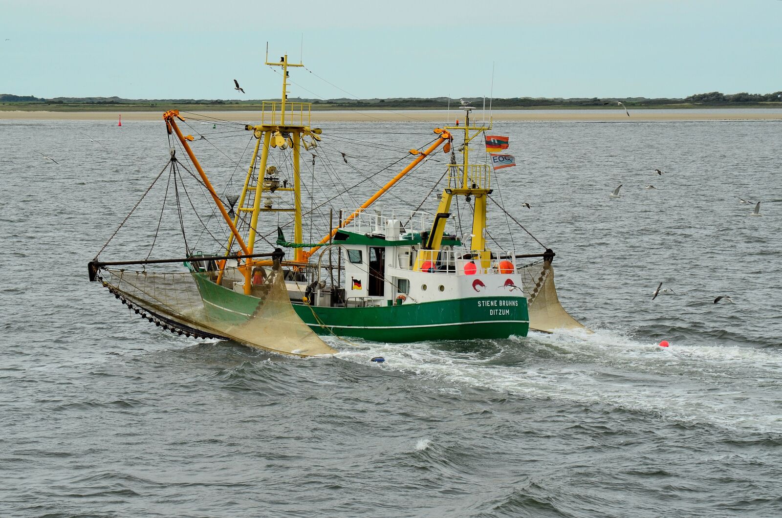Nikon D5100 sample photo. Borkum, fishing boat, fishing photography