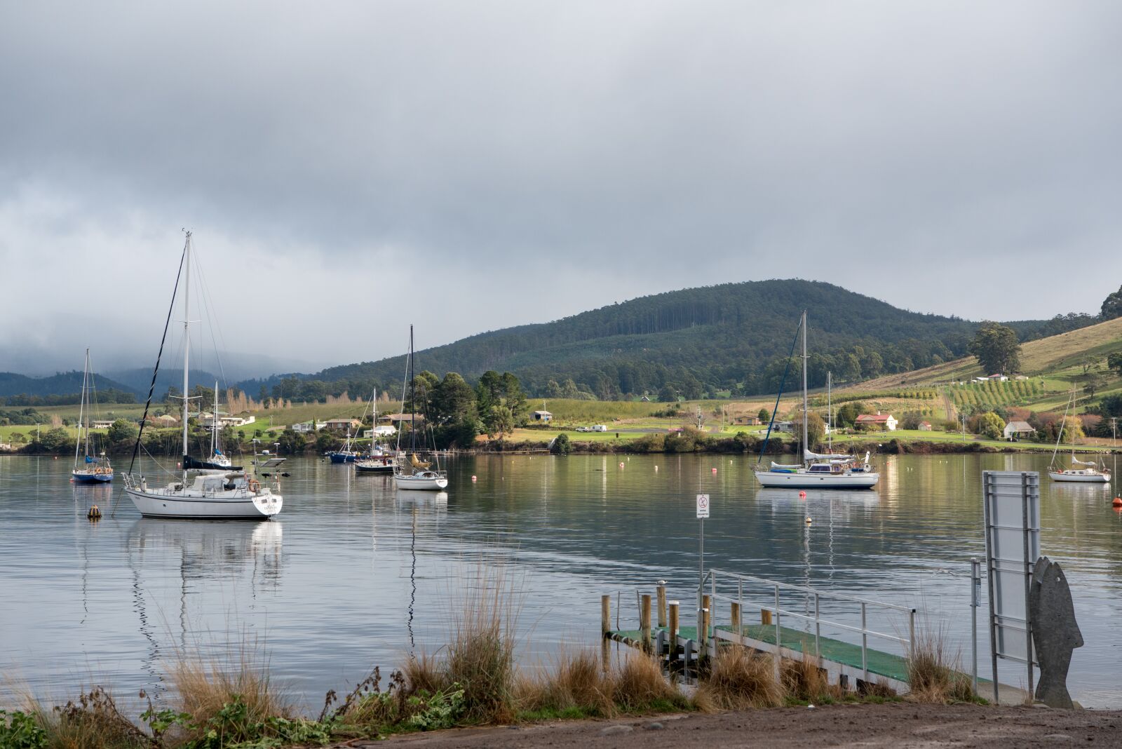 Nikon D750 sample photo. Dover, tasmania, fishing village photography