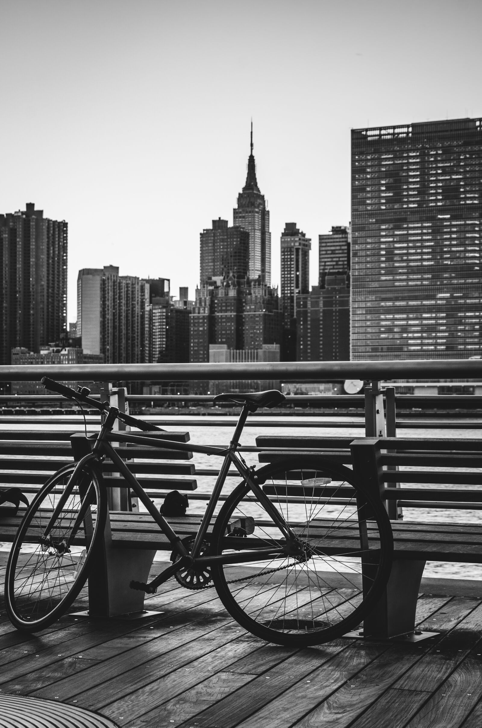 Sigma 24-70mm F2.8 EX DG HSM sample photo. Black, road, bike, beside photography