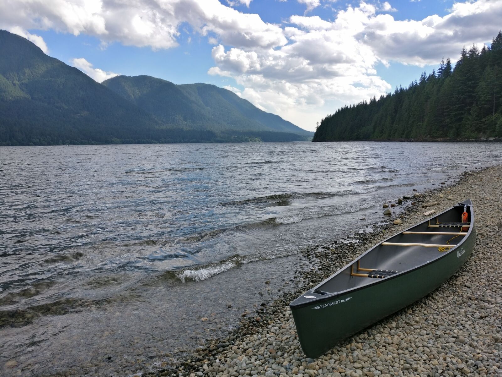 OnePlus A3000 sample photo. Canoe, lake, nature photography