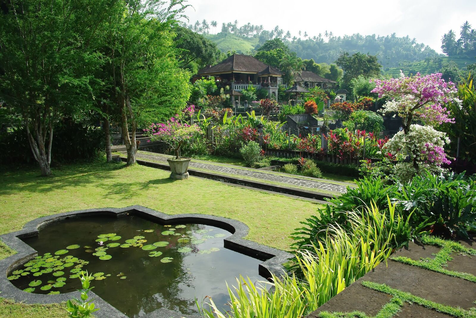 Pentax K200D sample photo. Indonesia, bali, pura ganga photography